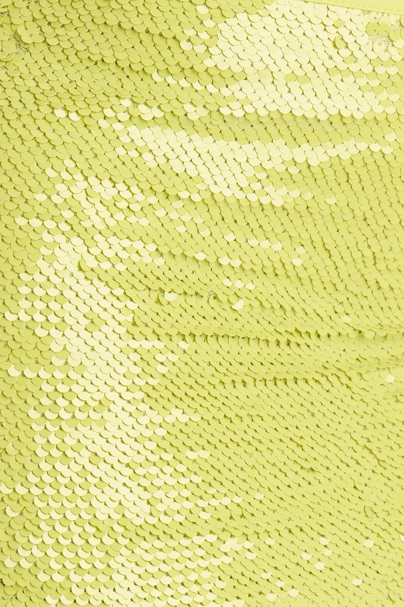 Make A Statement Low Rise Sequin Mini Skirt - Lime - Image 3