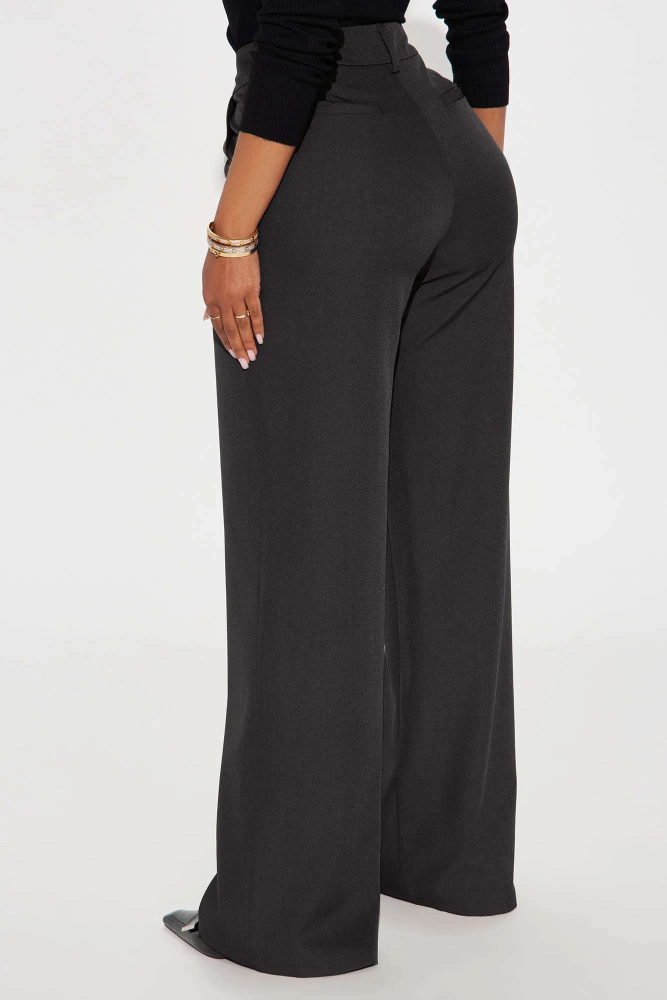 Make No Mistake Trouser - Charcoal - Image 3