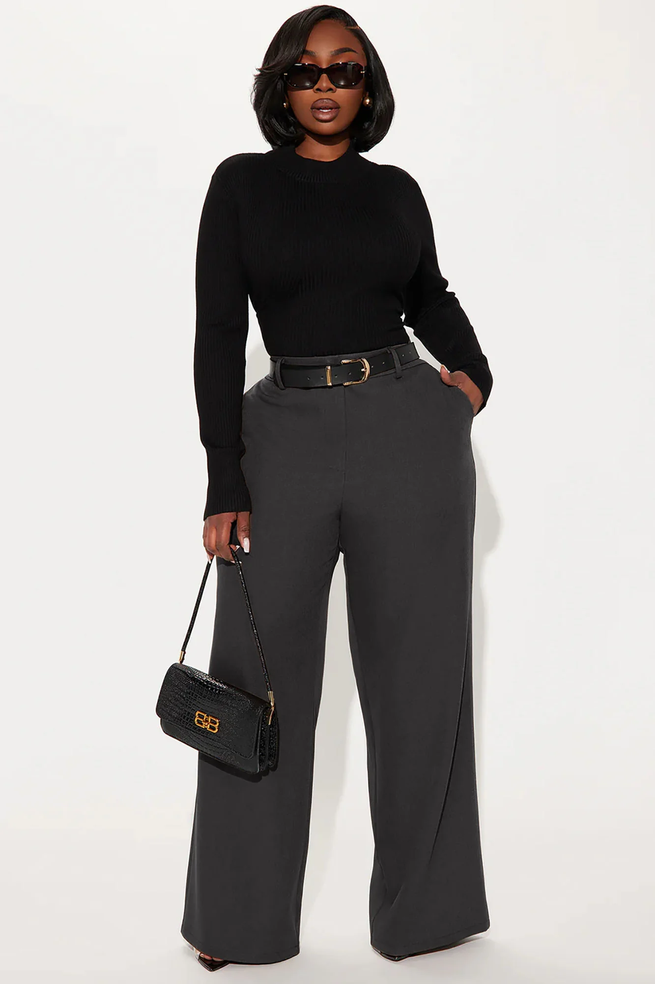 Make No Mistake Trouser - Charcoal - Image 4
