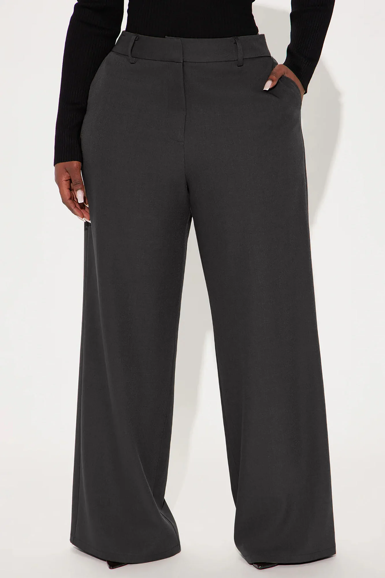 Make No Mistake Trouser - Charcoal - Image 5