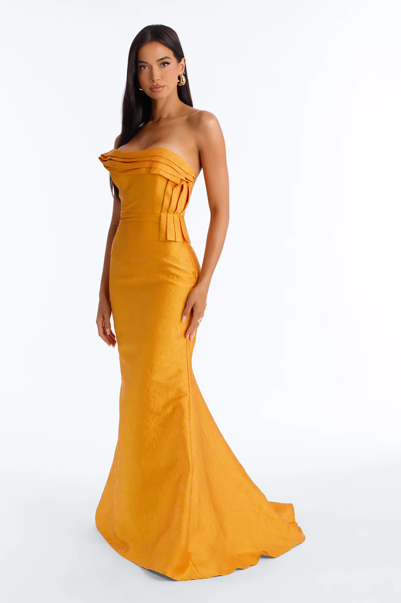 Making A Statement Gown - Orange - Image 3