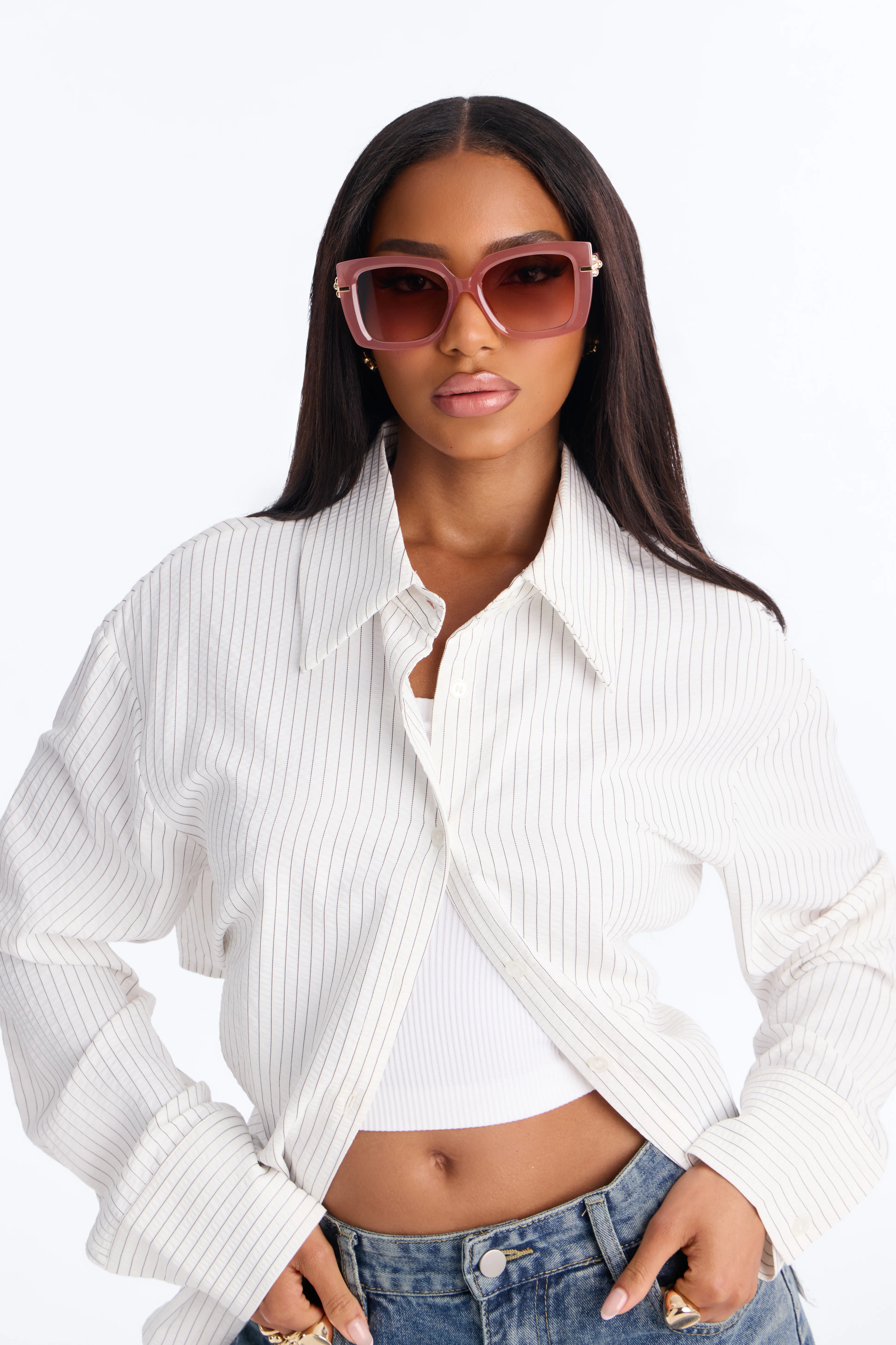 Malibu Block Sunglasses - Pink - Image 3