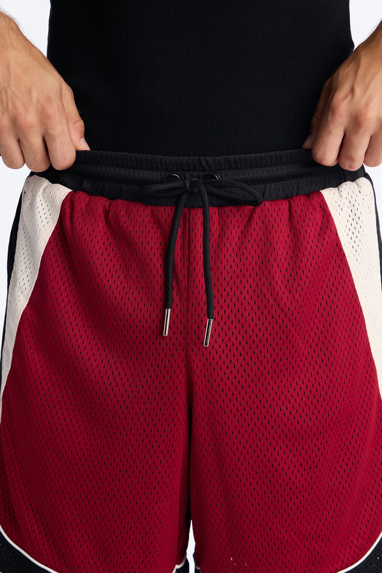 Marcello Relaxed Mesh Short - Red/combo - Image 3