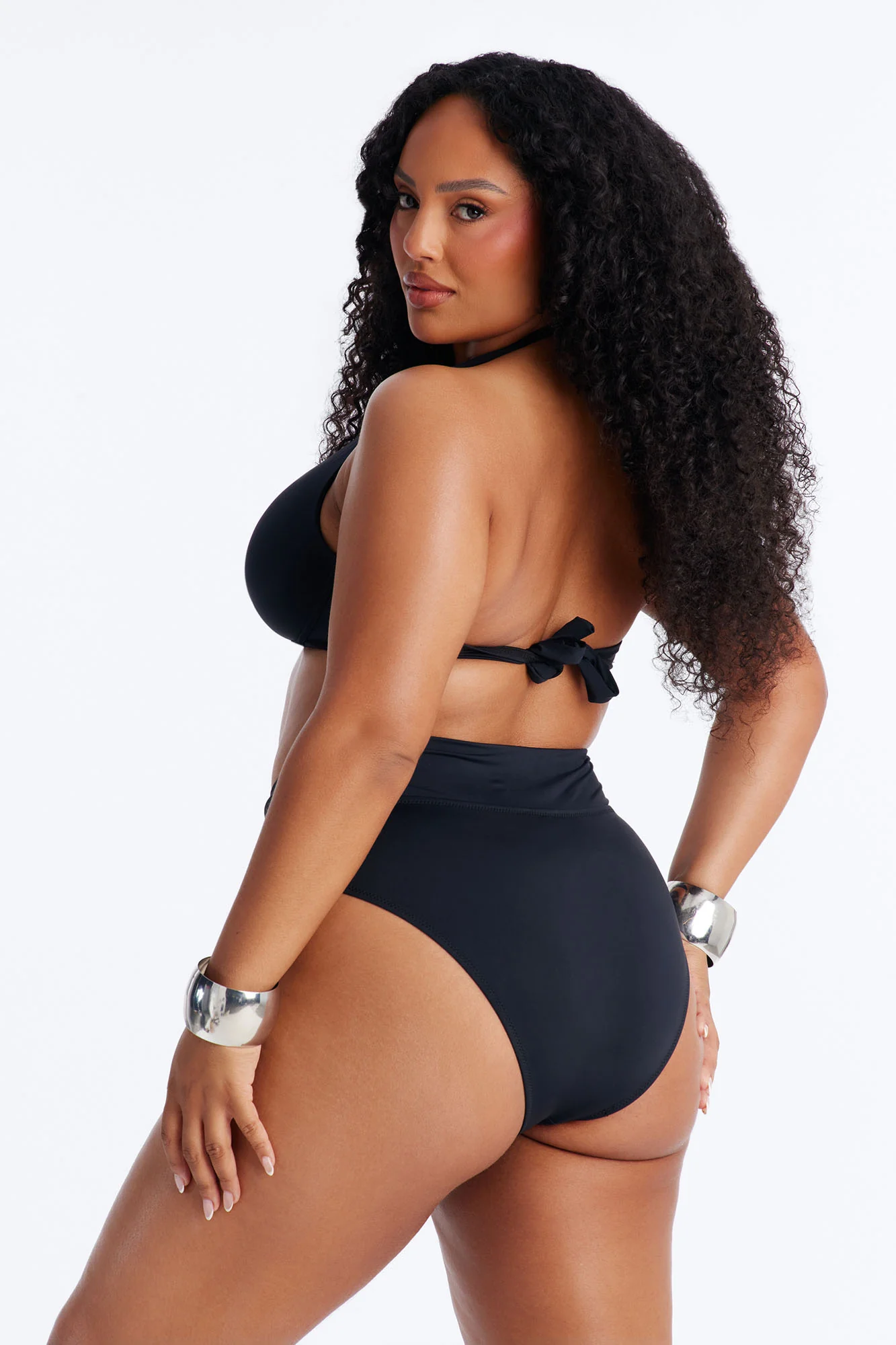 Margaritas At The Pool Hardware Underwire 2 Piece Bikini - Black - Image 6