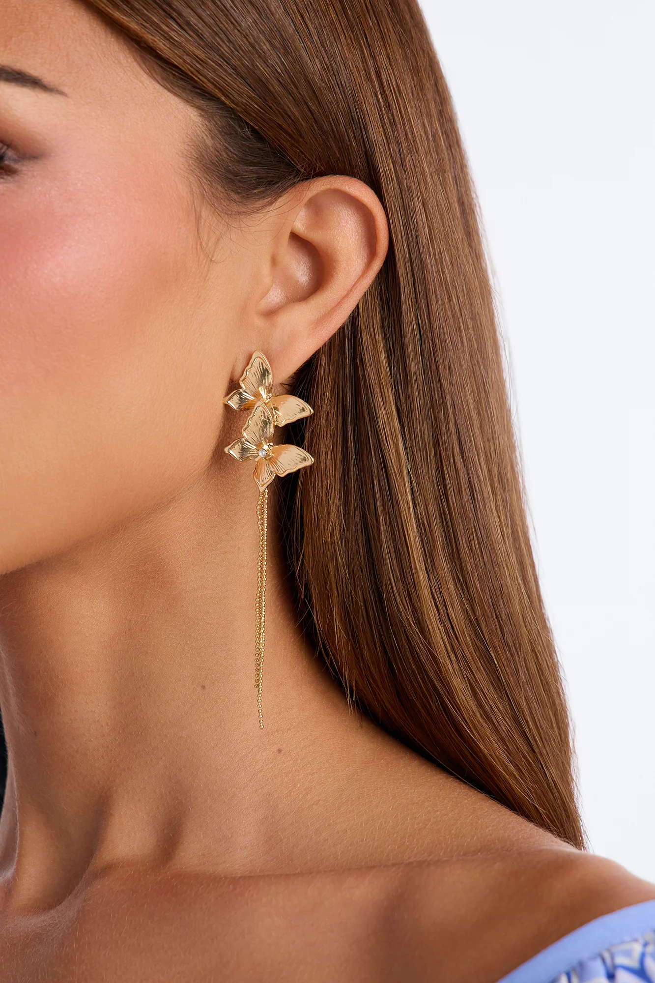 Mariposa Wings Earrings - Gold