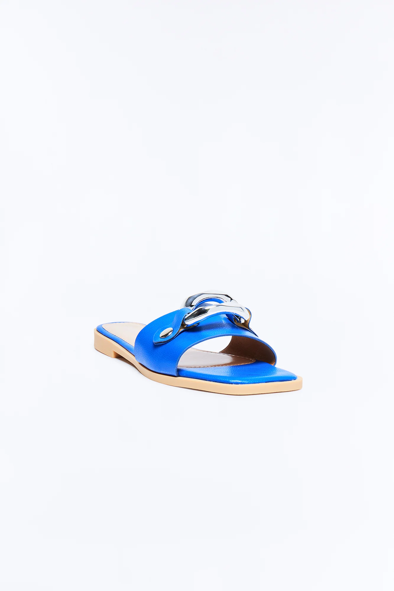 Marlia Hardware Slip On Sandals - Royal - Image 2