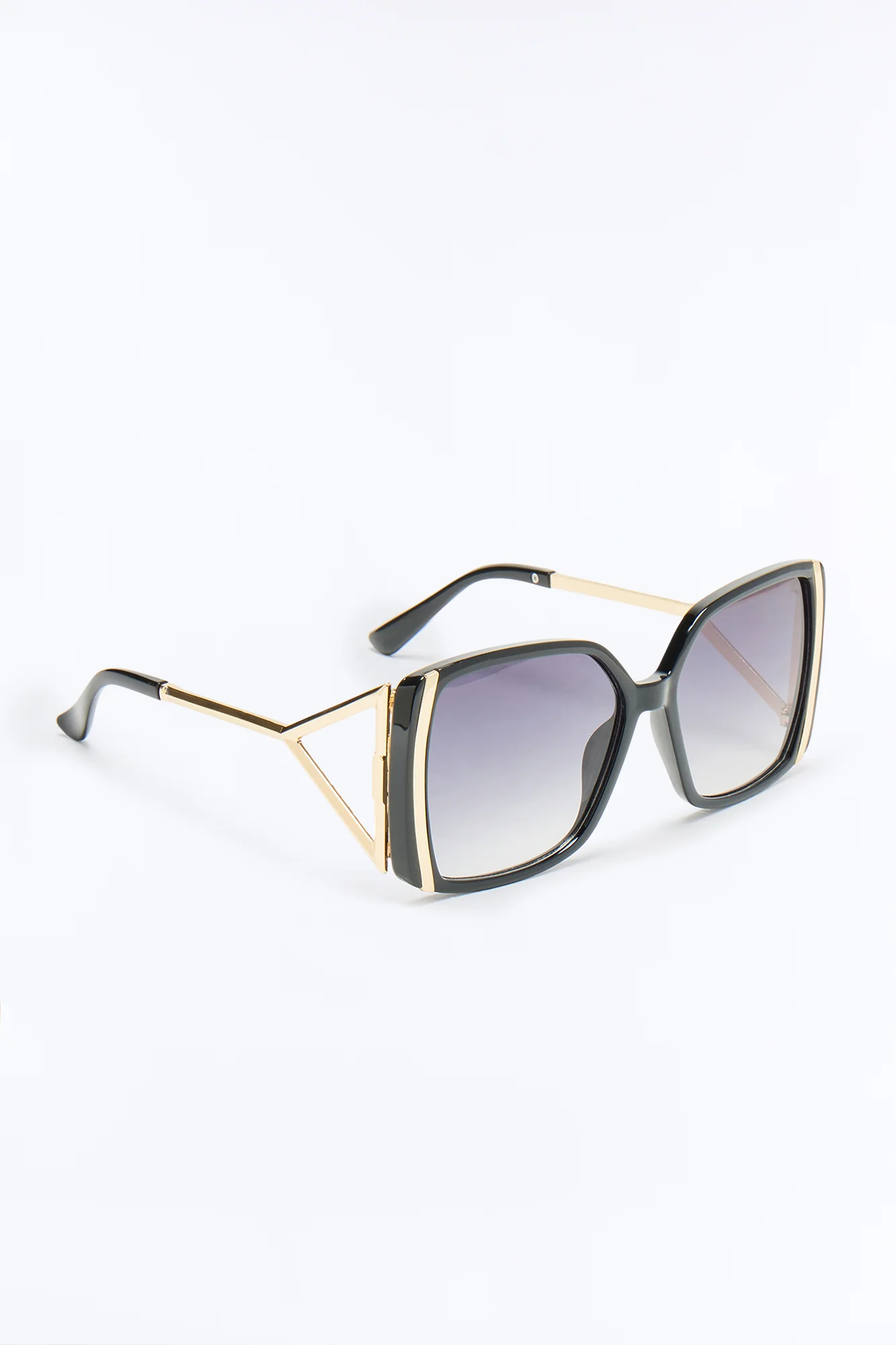 Martini Time Square Sunglasses - Black - Image 4