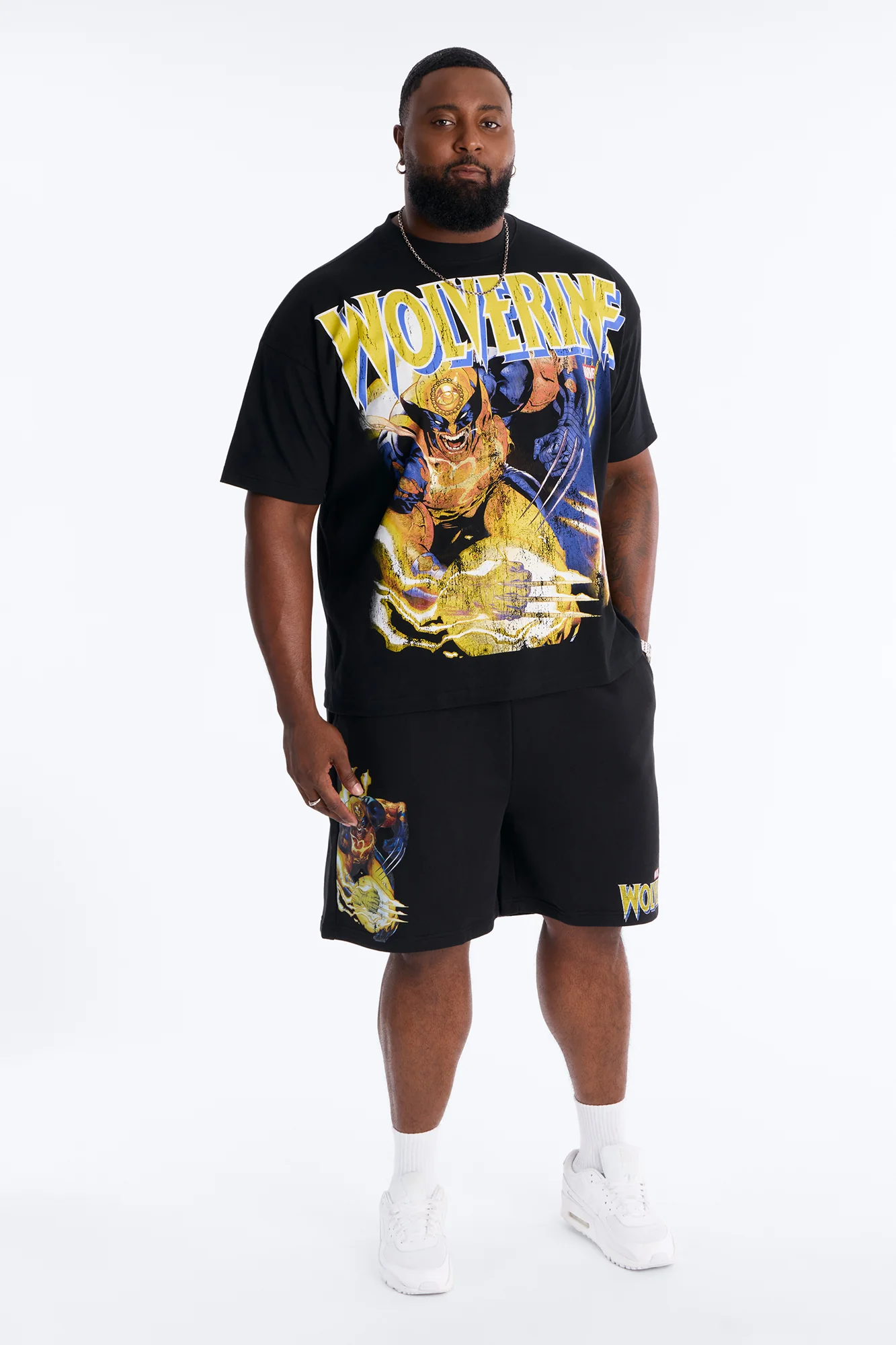 Marvel Wolverine Heavy Weight Boxy Short Sleeve Tee - Black - Image 5