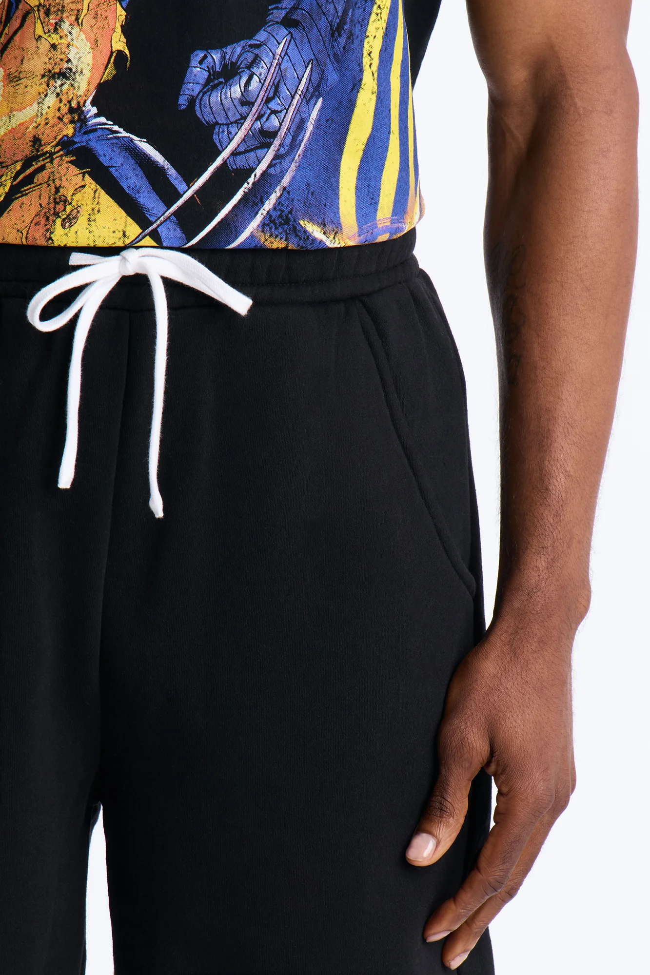 Marvel Wolverine Sweatshort - Black - Image 3
