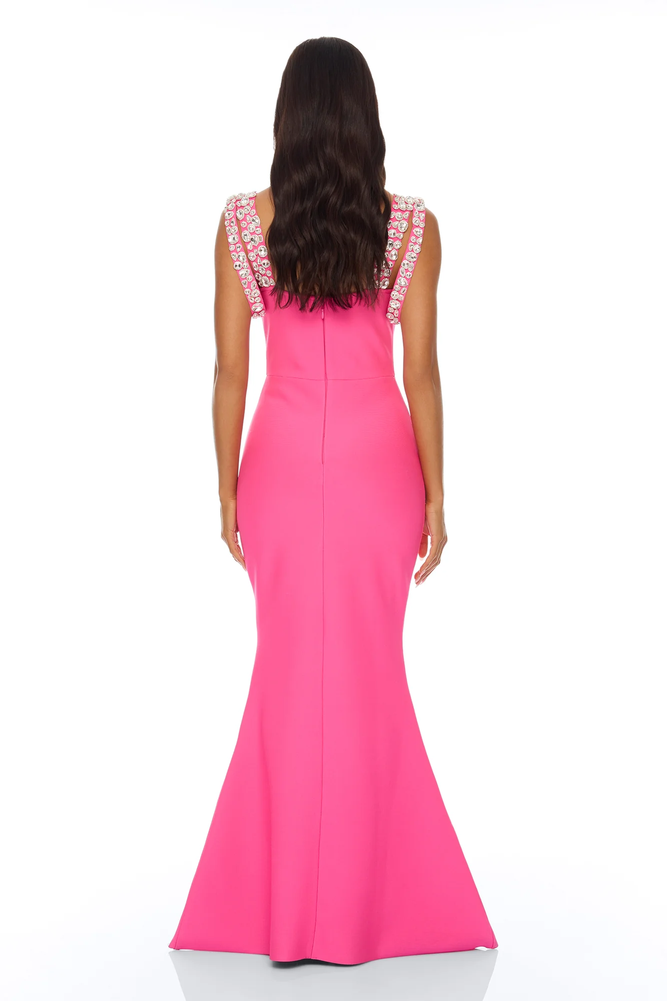 Masie Bandage Gown - Hot Pink - Image 4