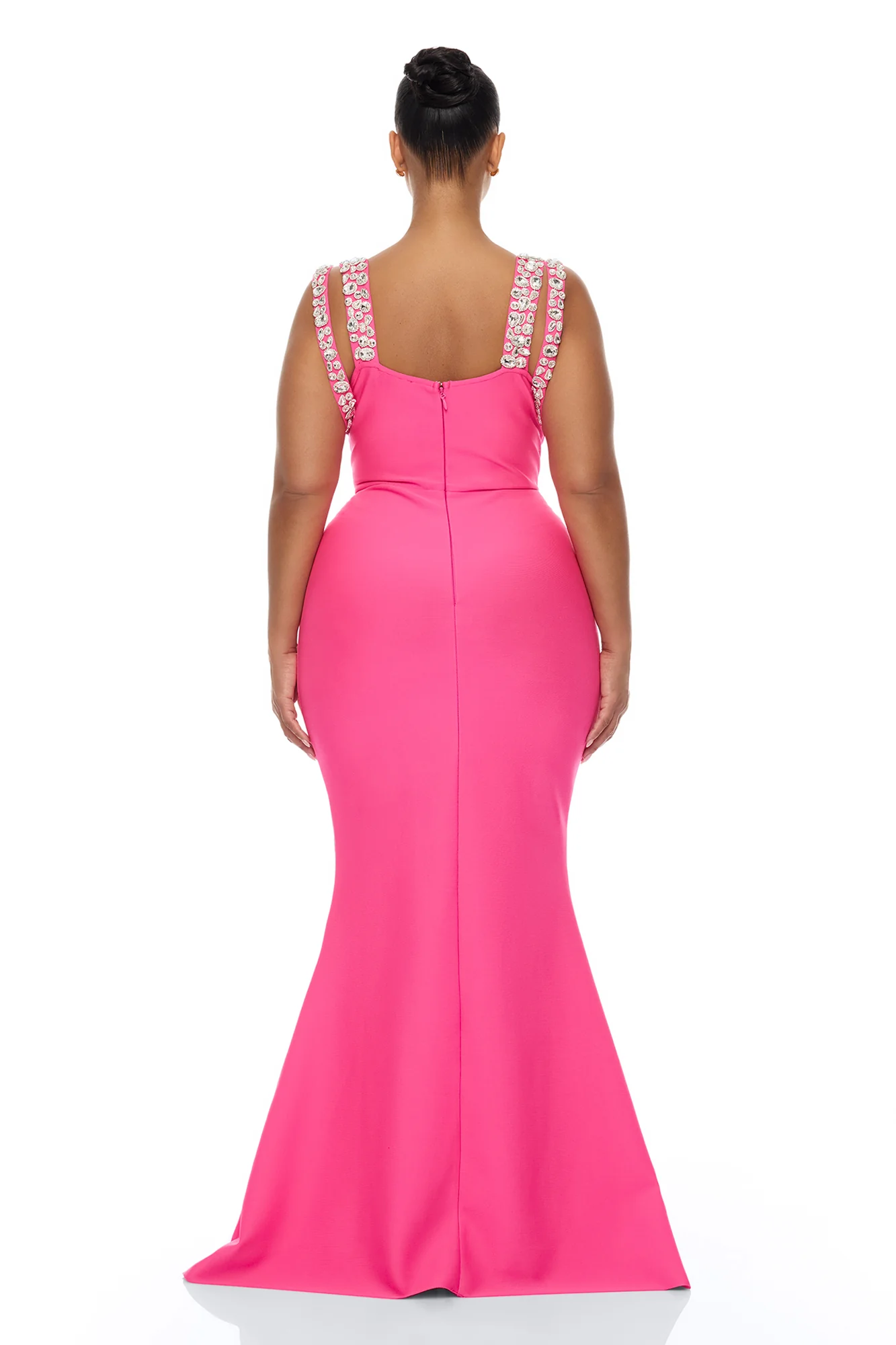 Masie Bandage Gown - Hot Pink - Image 8
