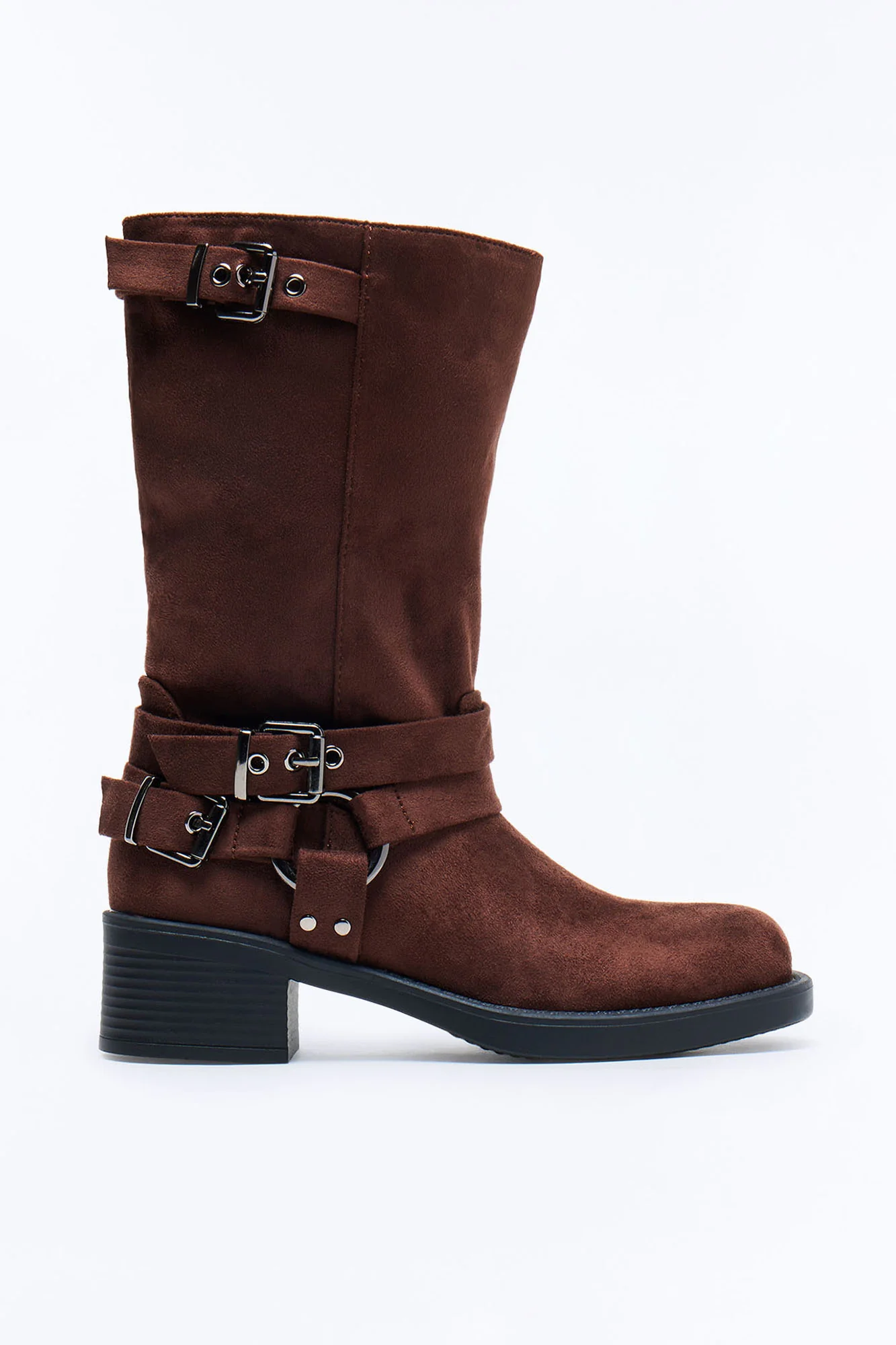 Mavis Moto Boot - Chocolate