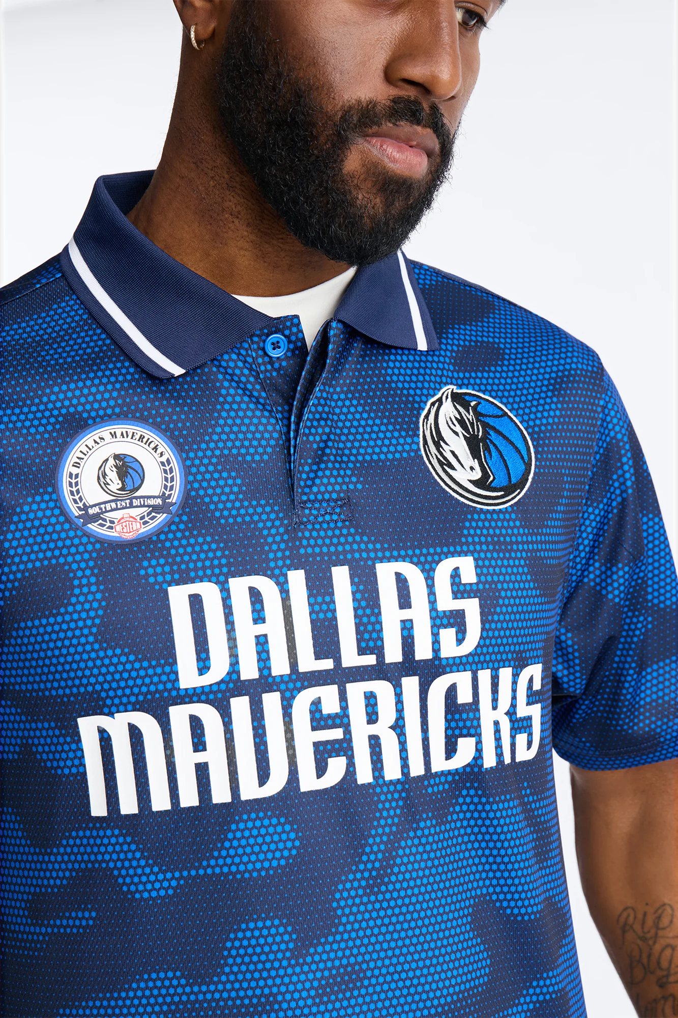 Mavs Digi Camo Soccer Top - Blue - Image 3