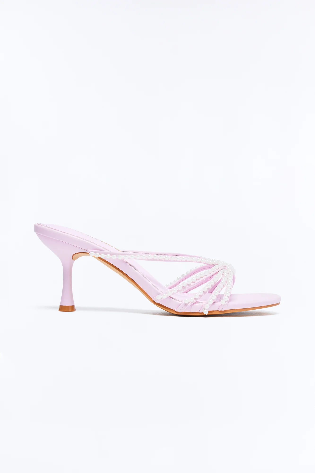 Mazey Pearl Heels - Blush - Image 4