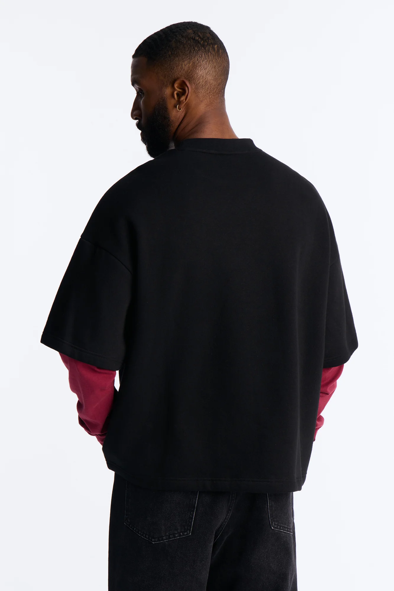 Megadeth Forever Oversized Fleece Twofer - Black Wash - Image 4