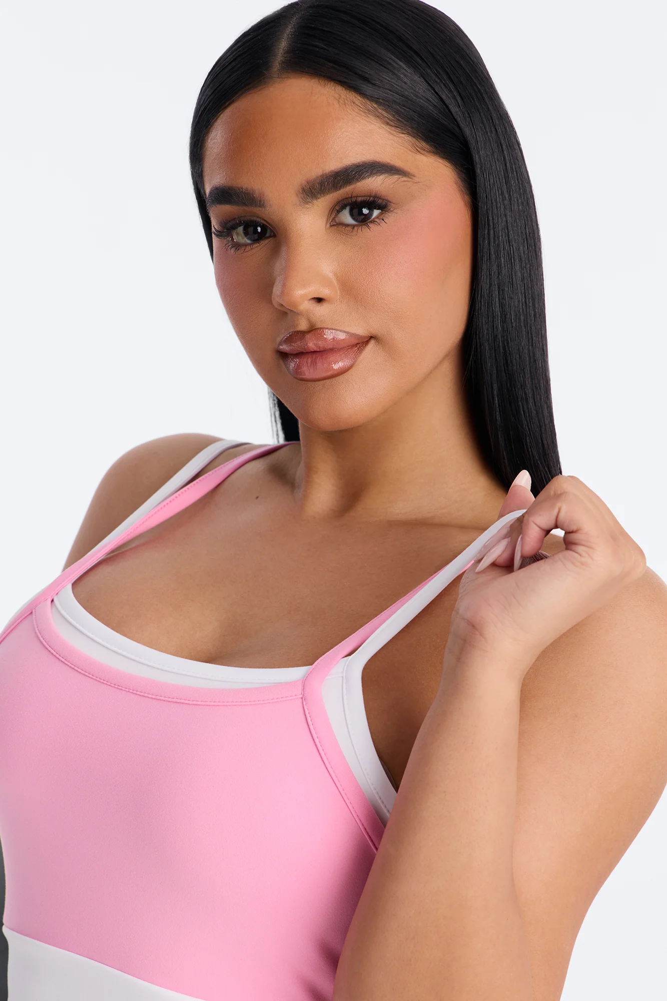 Melinda Tank And Mini Skort Set - Pink - Image 3