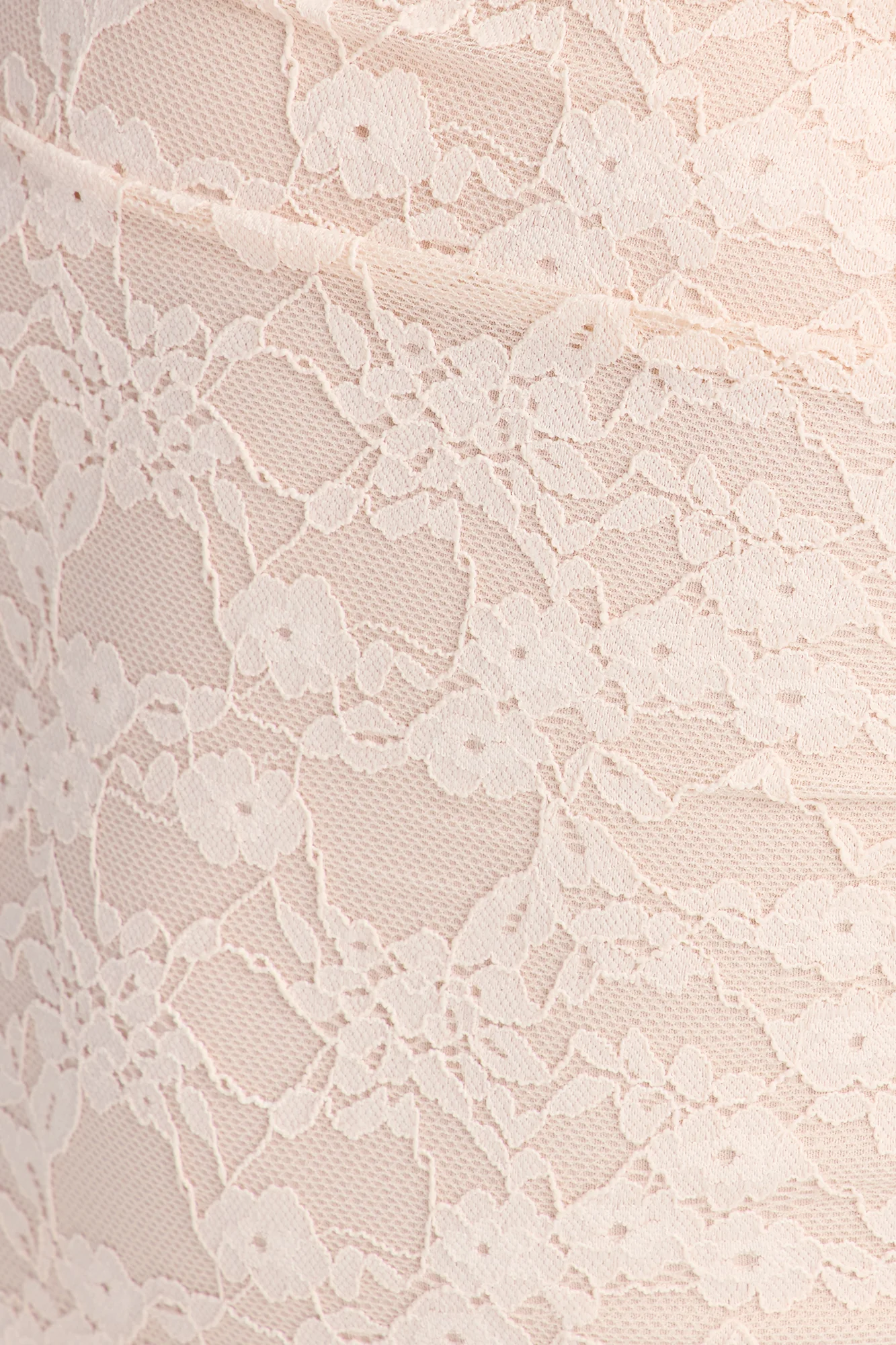 Melissa Lace Midi Dress - Cream - Image 3