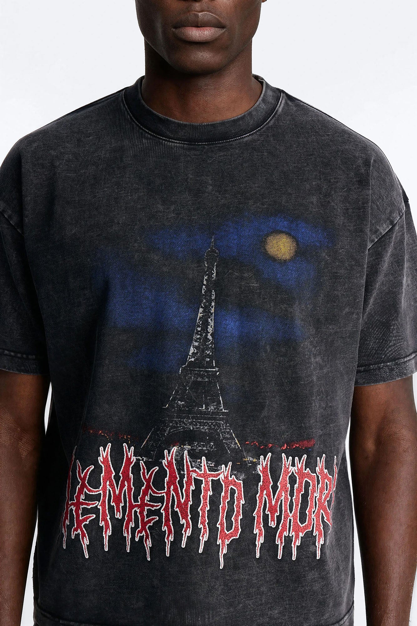 Memento Mori Premium Short Sleeve Tee - Black - Image 3