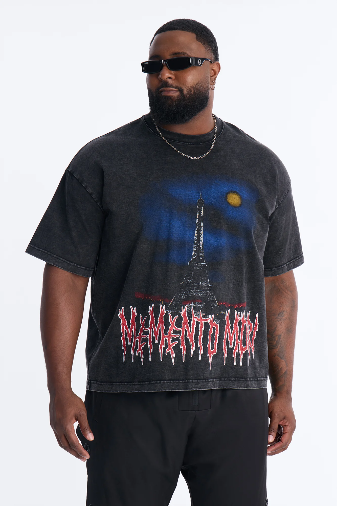 Memento Mori Premium Short Sleeve Tee - Black - Image 5