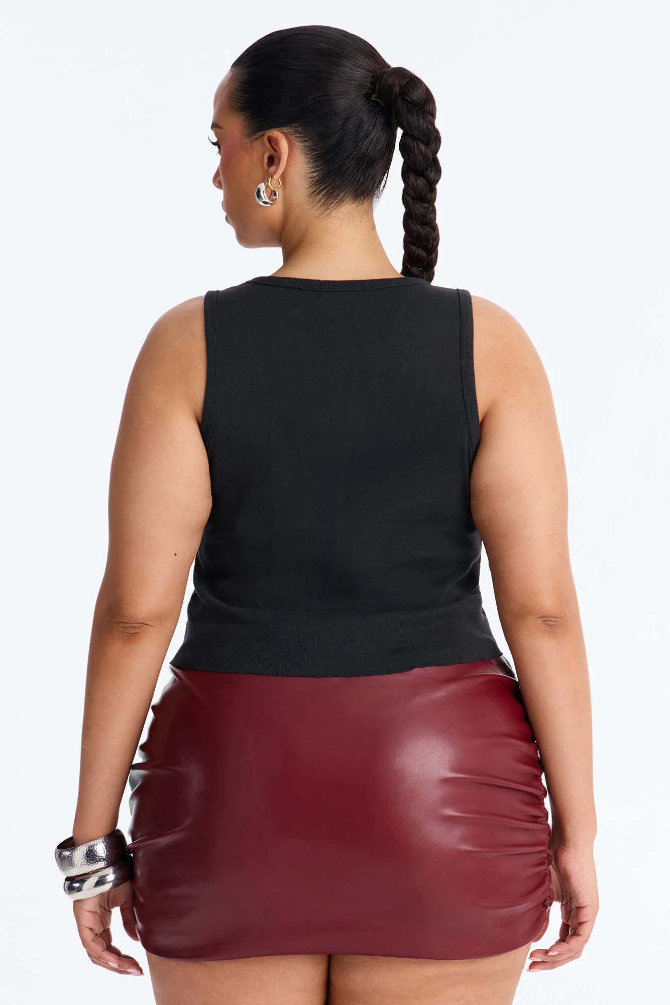 Metal Night Studded Tank Top - Black - Image 8