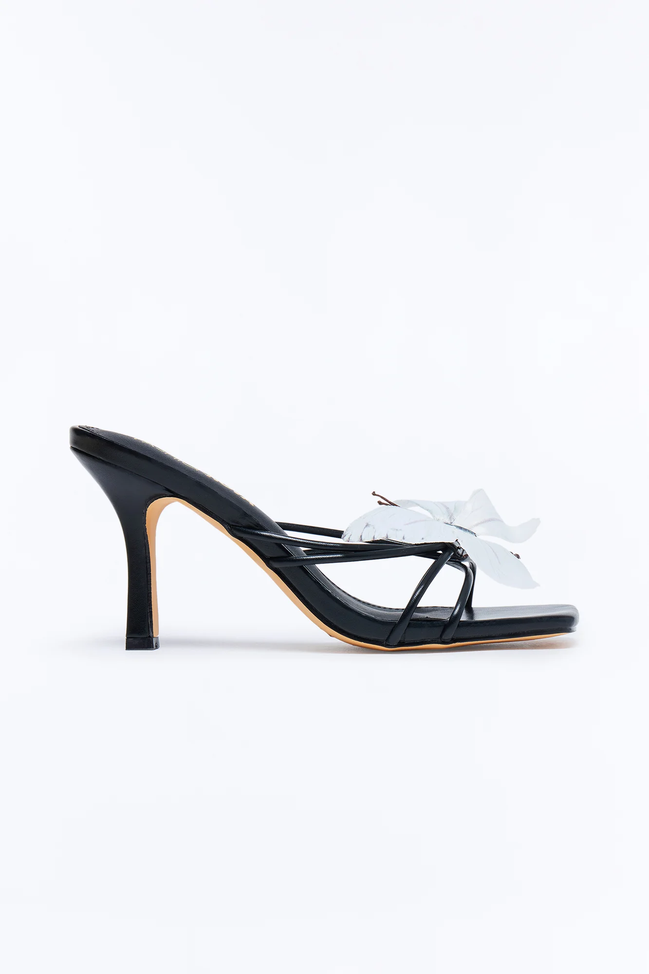 Mezmerize Butterfly Heels - Black