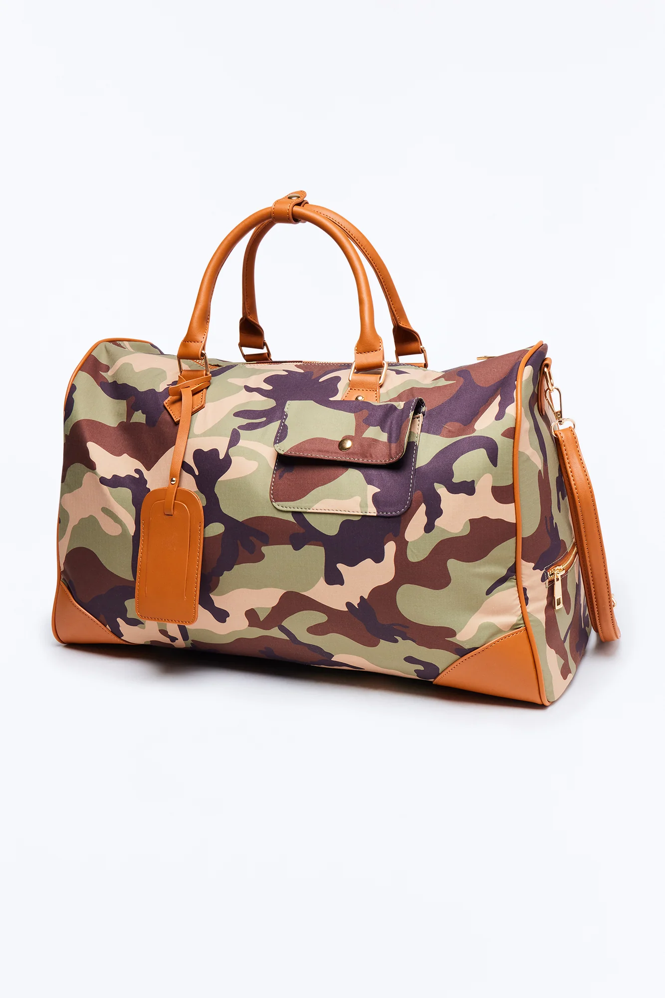 Mid Size Ripstop Weekender Duffle Bag - Camouflage - Image 5