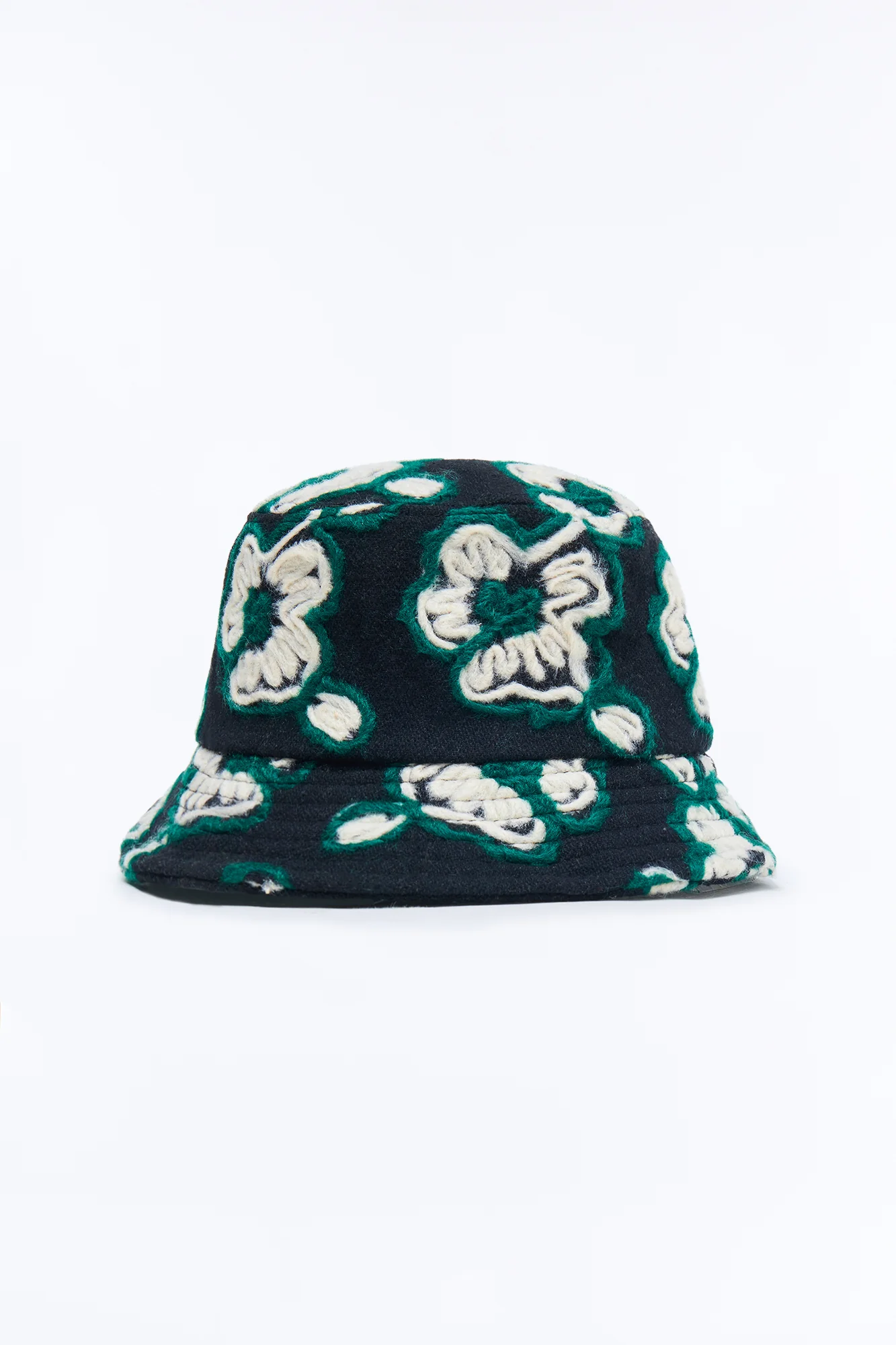 Midnight Bloom Bucket Hat - Black - Image 3