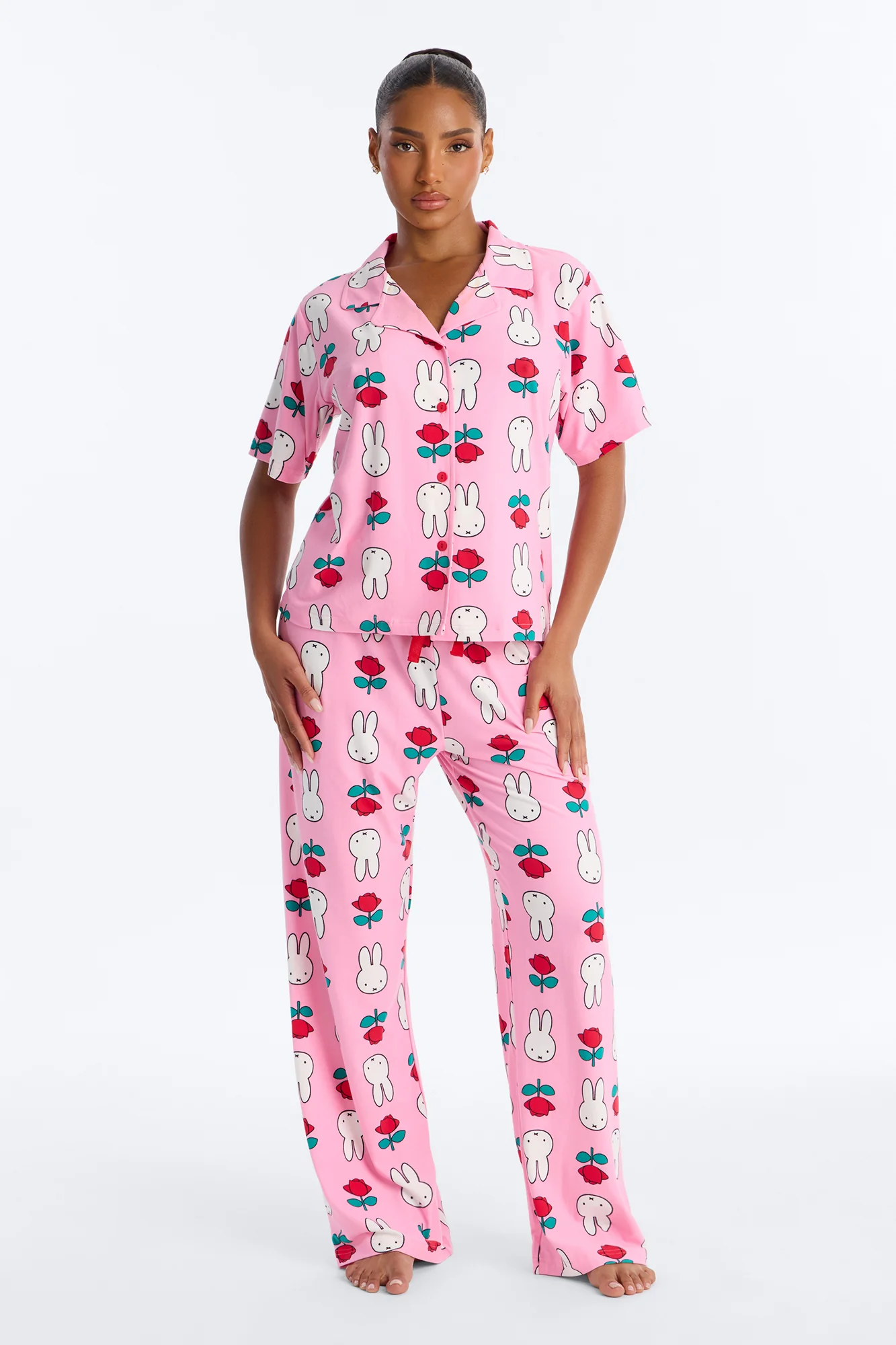 Miffy's Tulips PJ Pant Set - Pink/combo