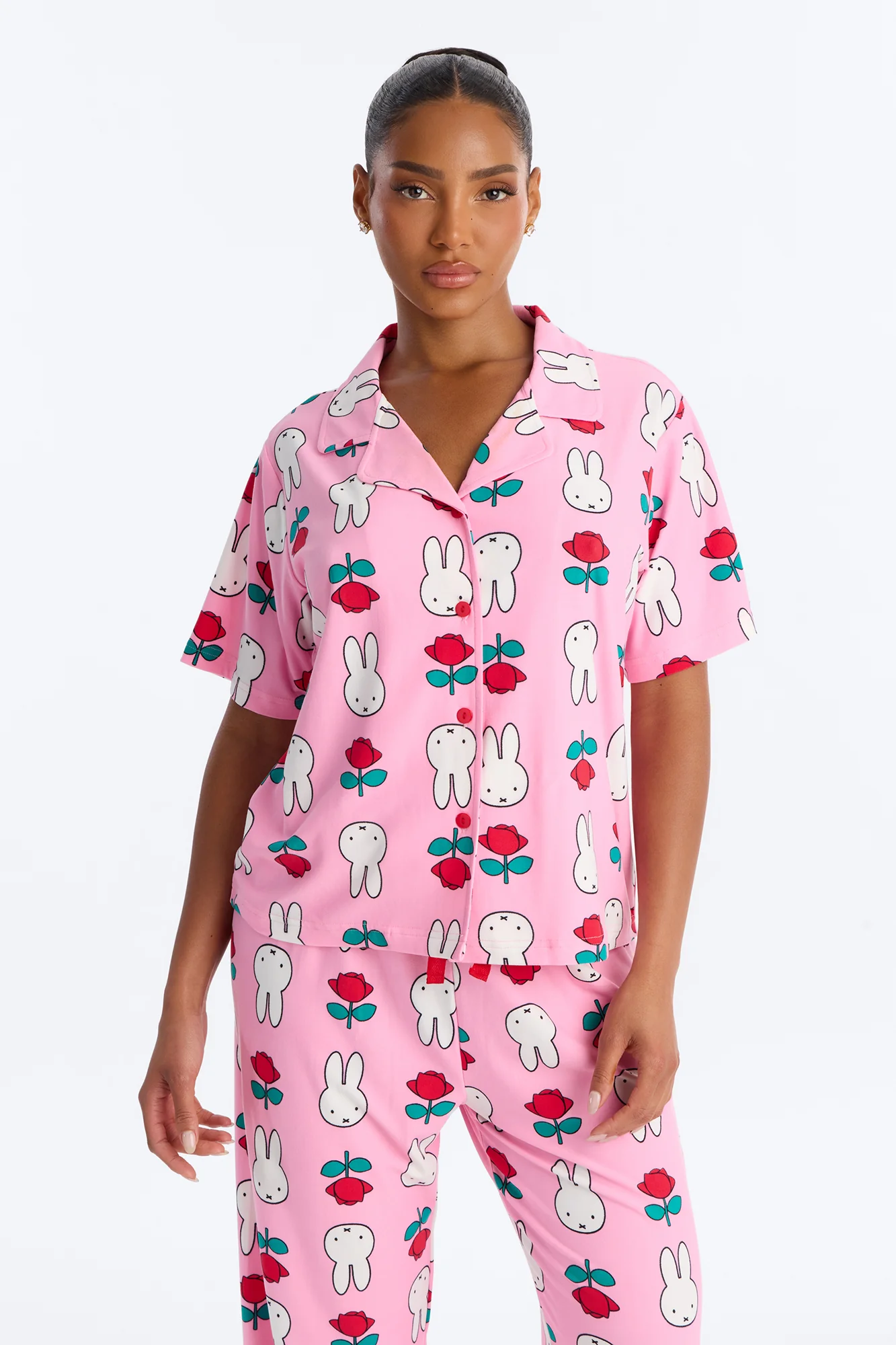 Miffy's Tulips PJ Pant Set - Pink/combo - Image 2