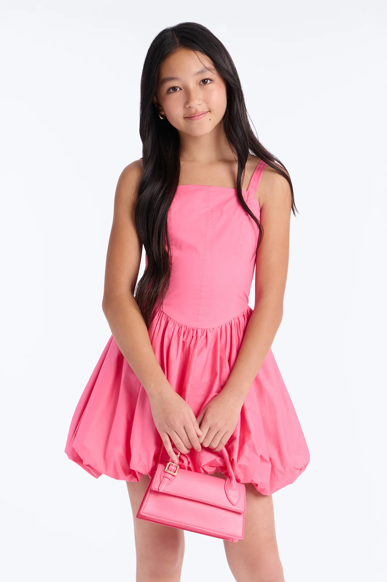 Mini A Night in Paris Bubble Dress - Fuchsia