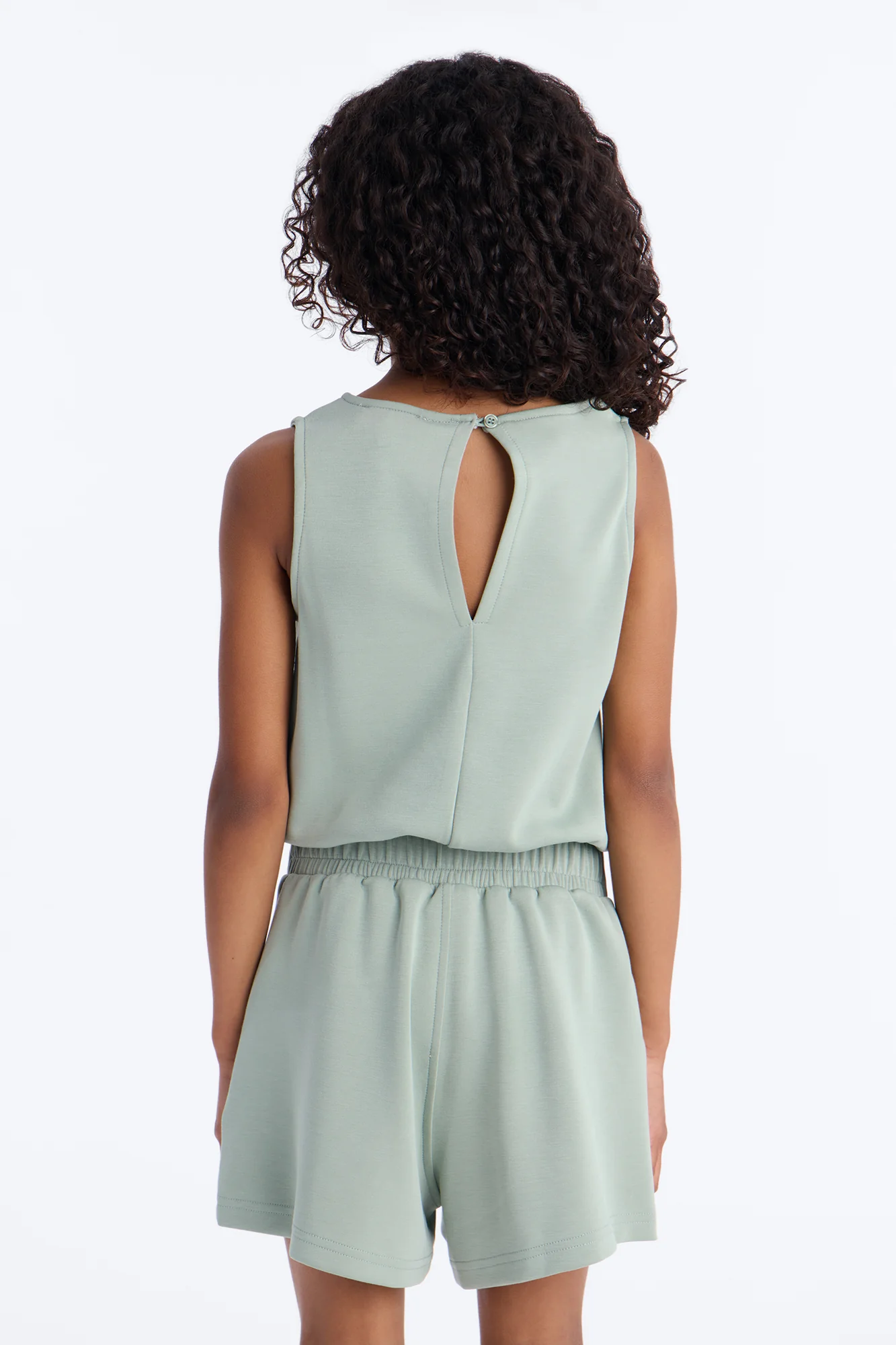 Mini A Sunny Day Romper - Sage - Image 3