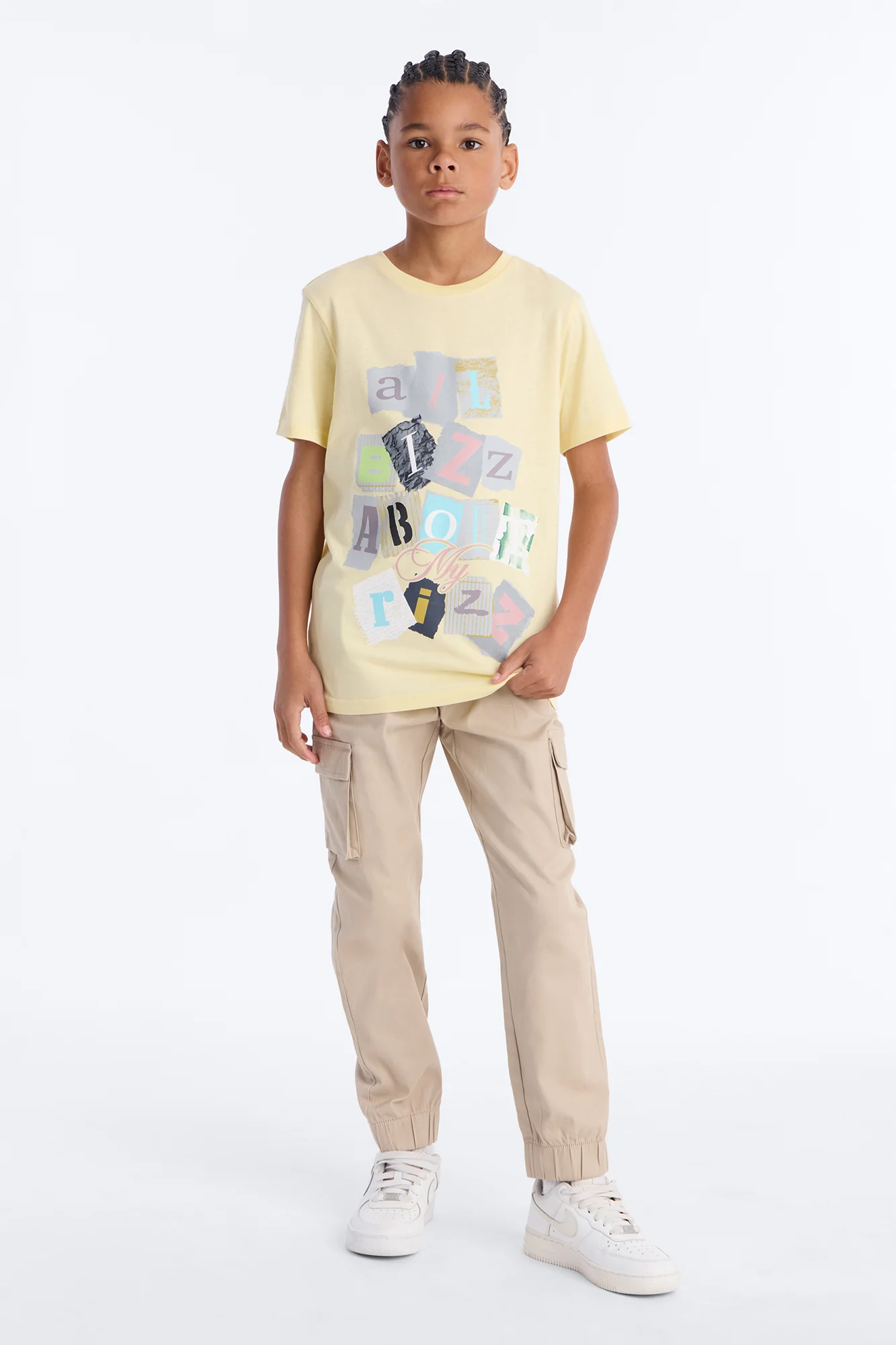 Mini All About That Rizz Jogger Pant Set - Yellow/combo - Image 2