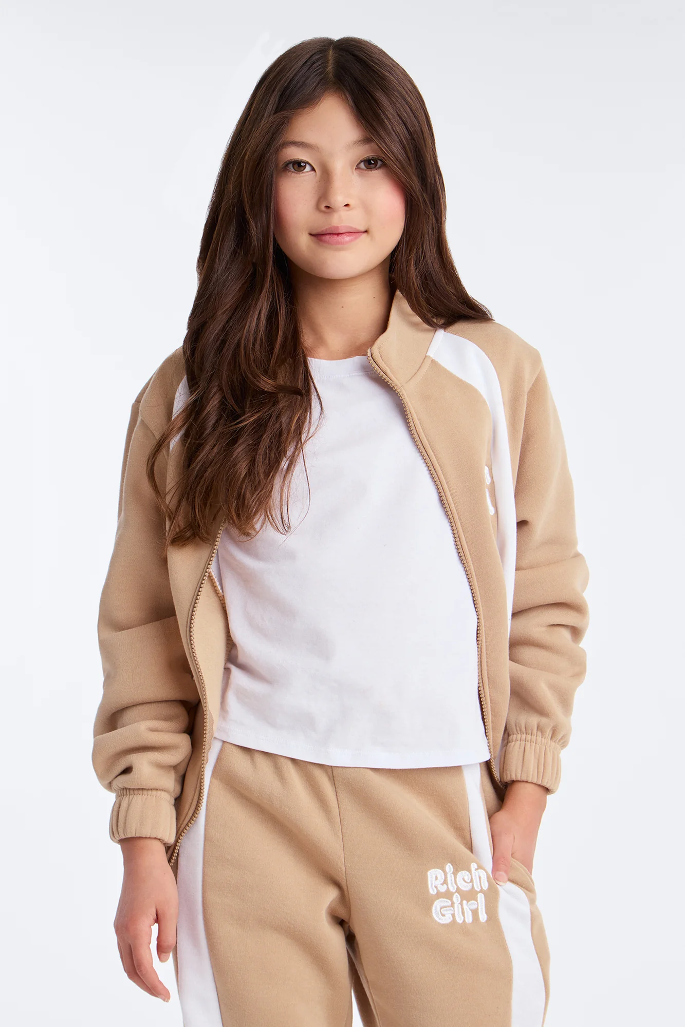 Mini All Around Me Pant Set - Khaki - Image 3