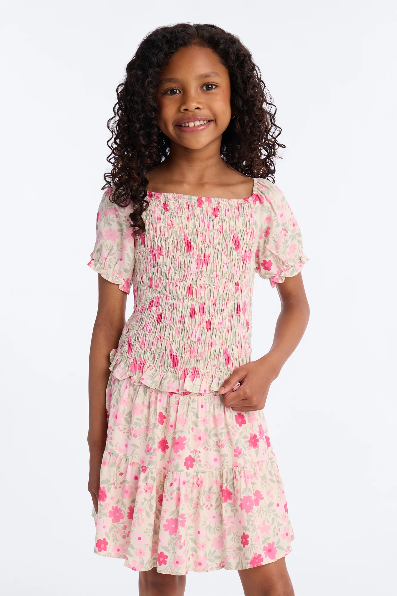 Mini All For You Floral Skirt Set - Pink/combo - Image 2
