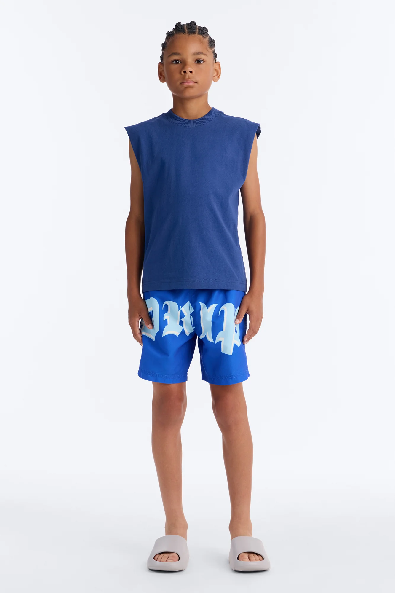 Mini All The Drip Swim Classic Trunk - Blue - Image 2