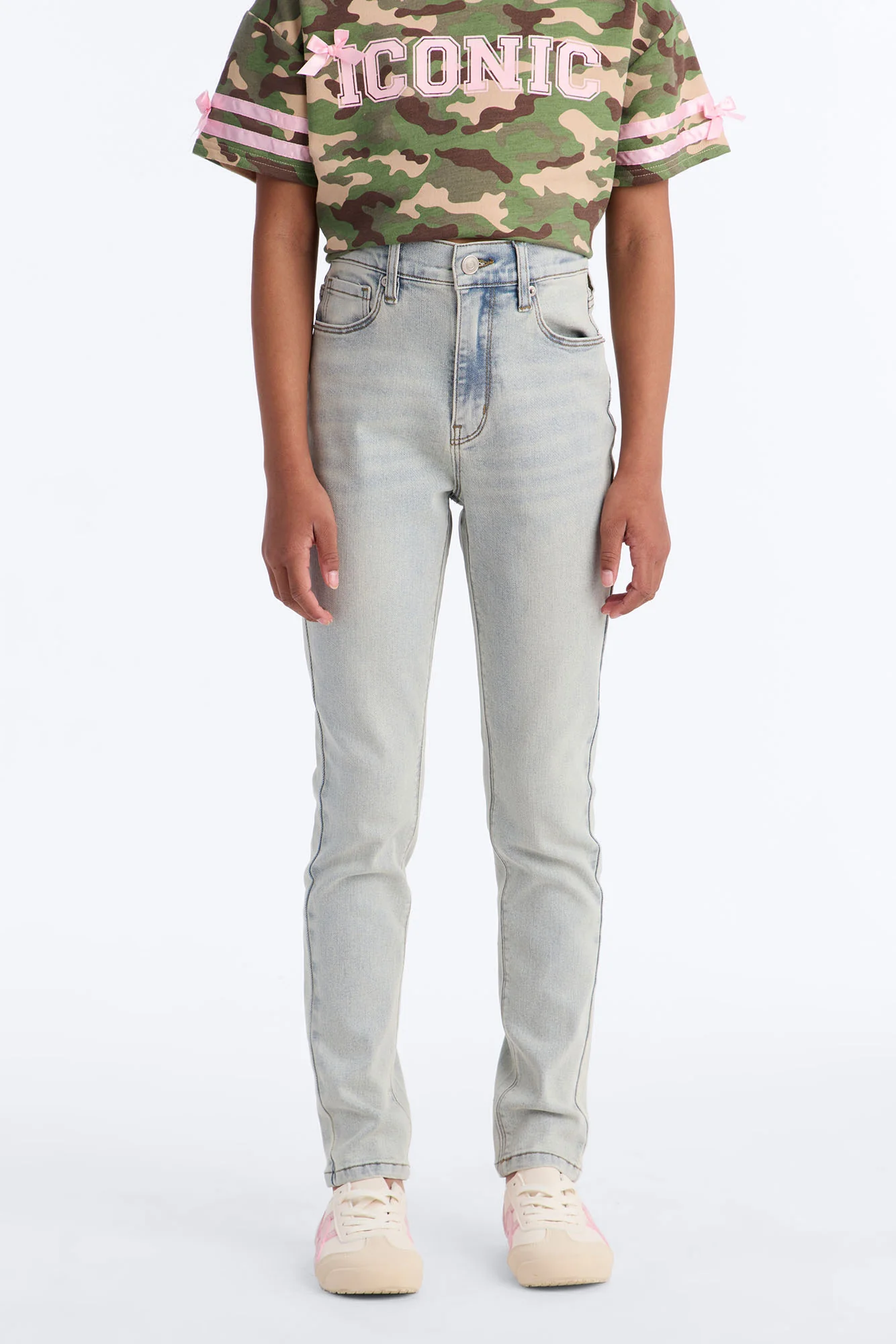 Mini Aria Skinny Jeans - Light Wash - Image 2