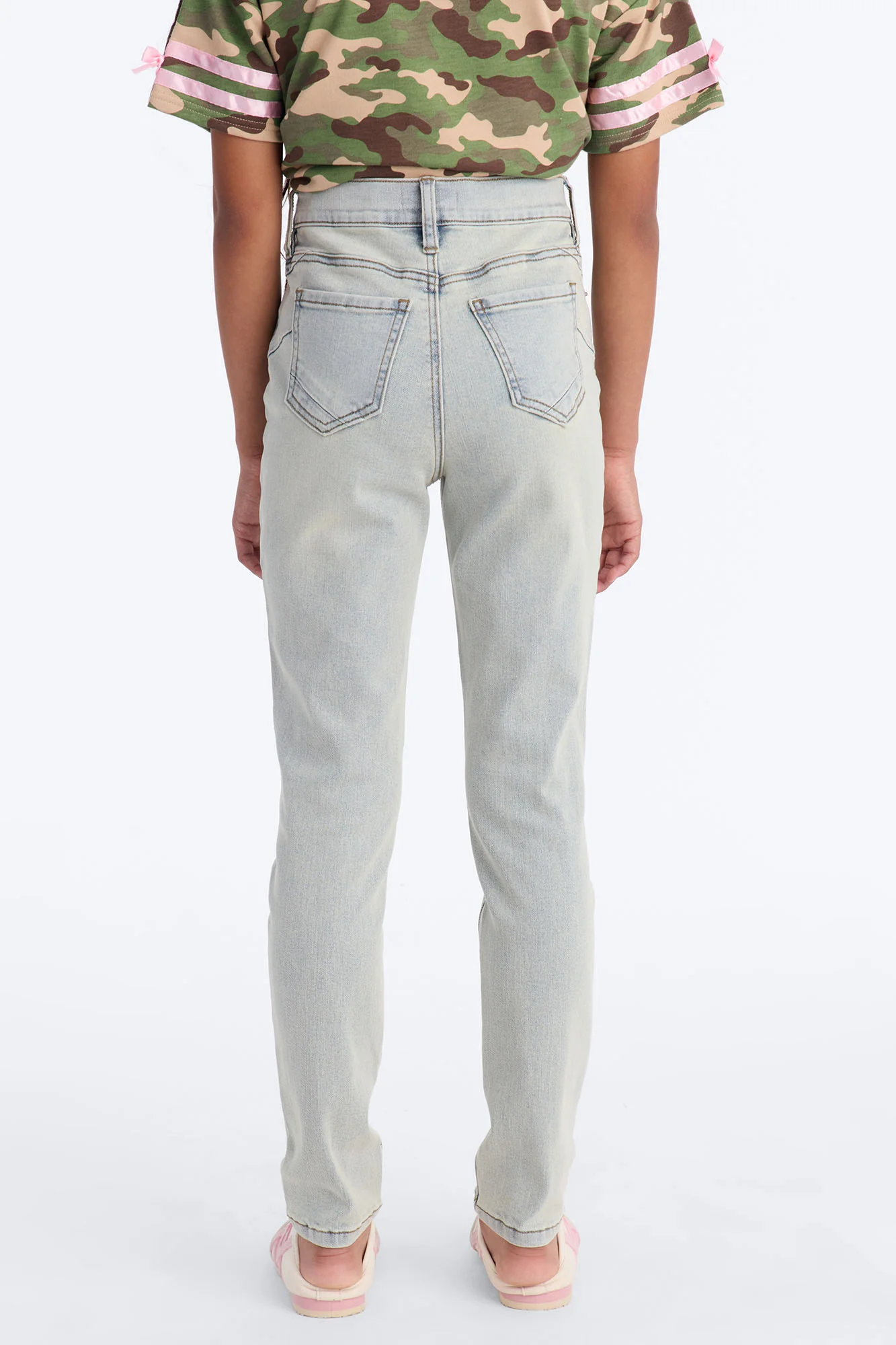 Mini Aria Skinny Jeans - Light Wash - Image 3