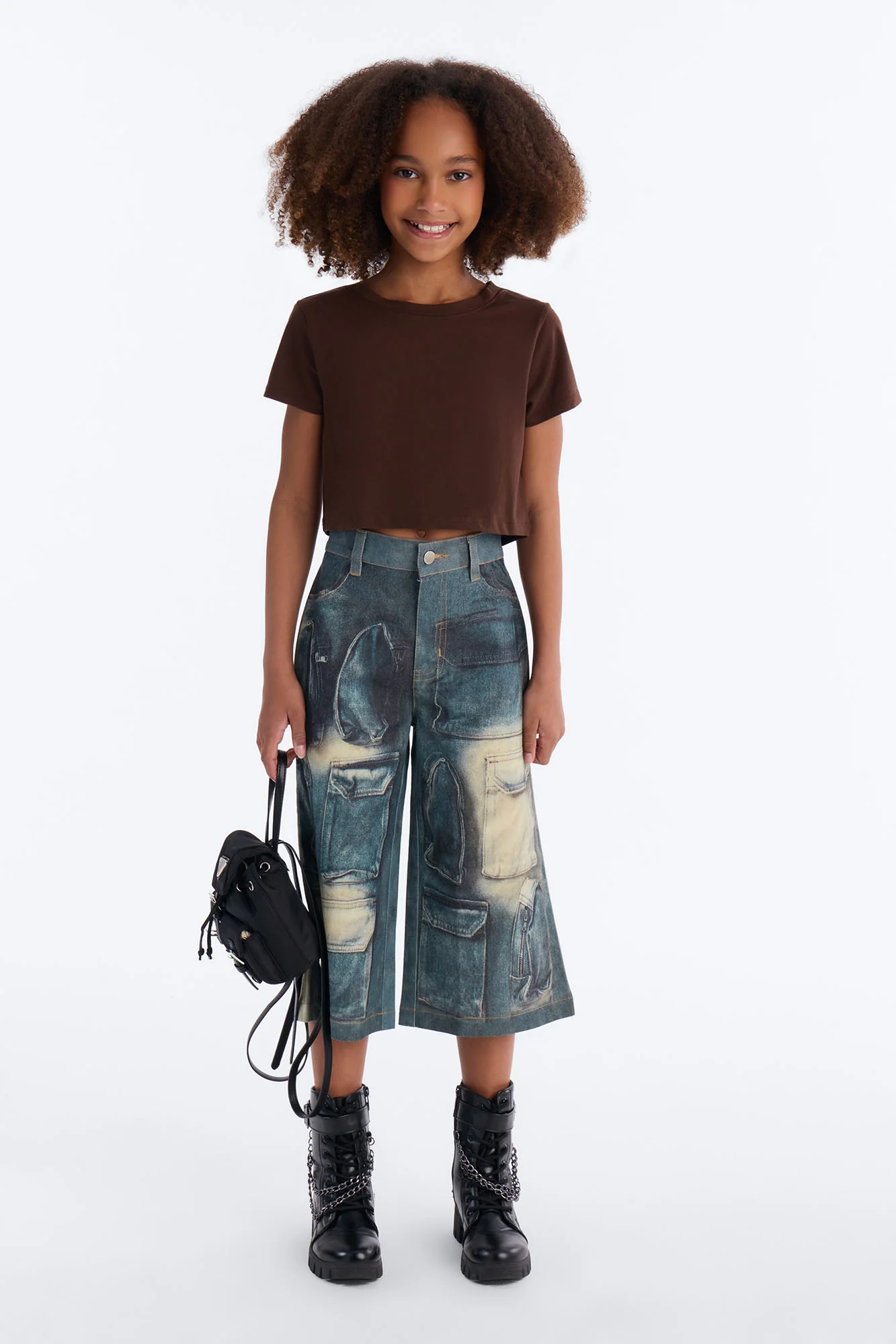Mini As You Should Jorts - Blue/combo - Image 2
