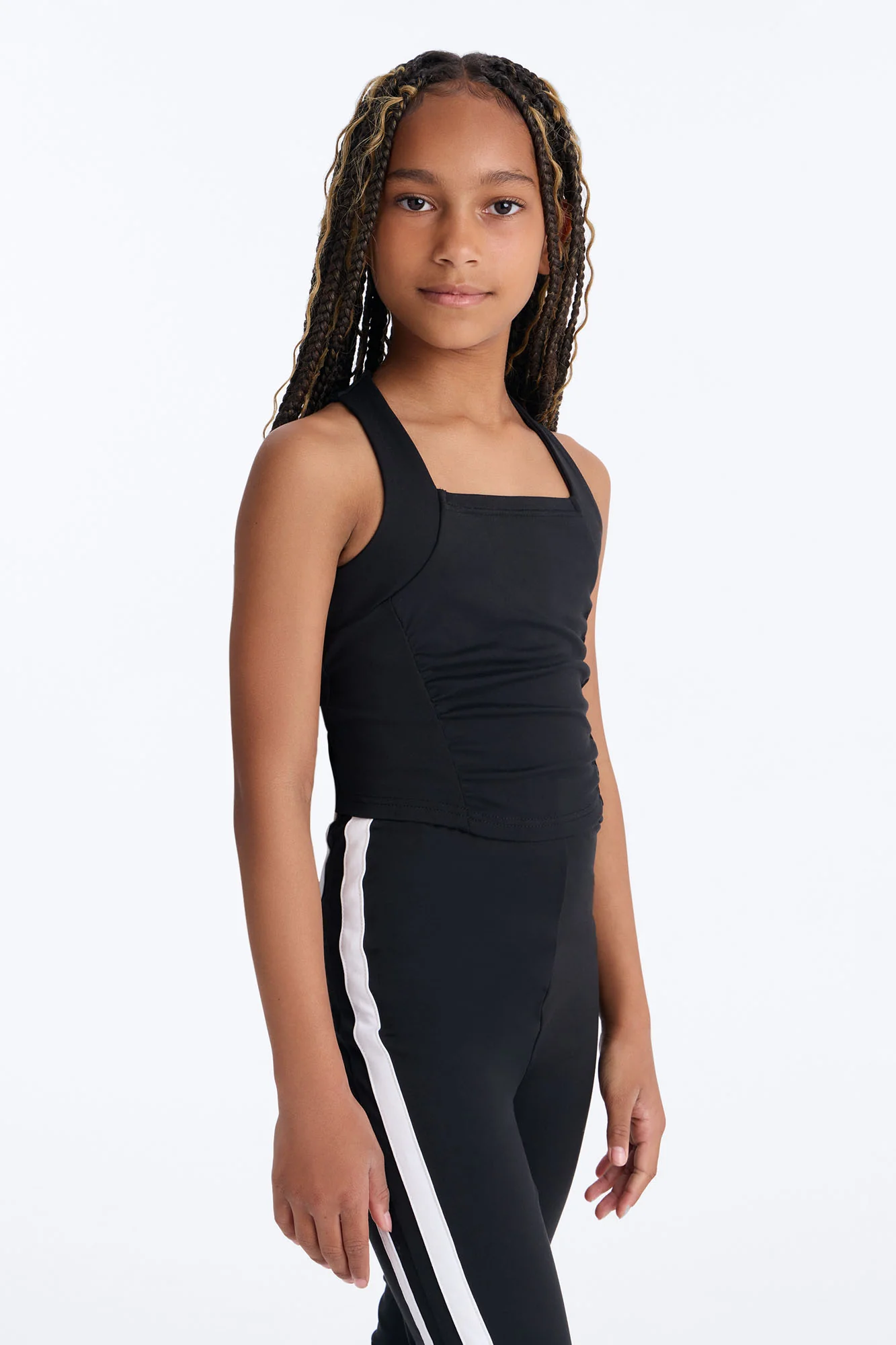 Mini Athena Capri Set - Black/White - Image 3