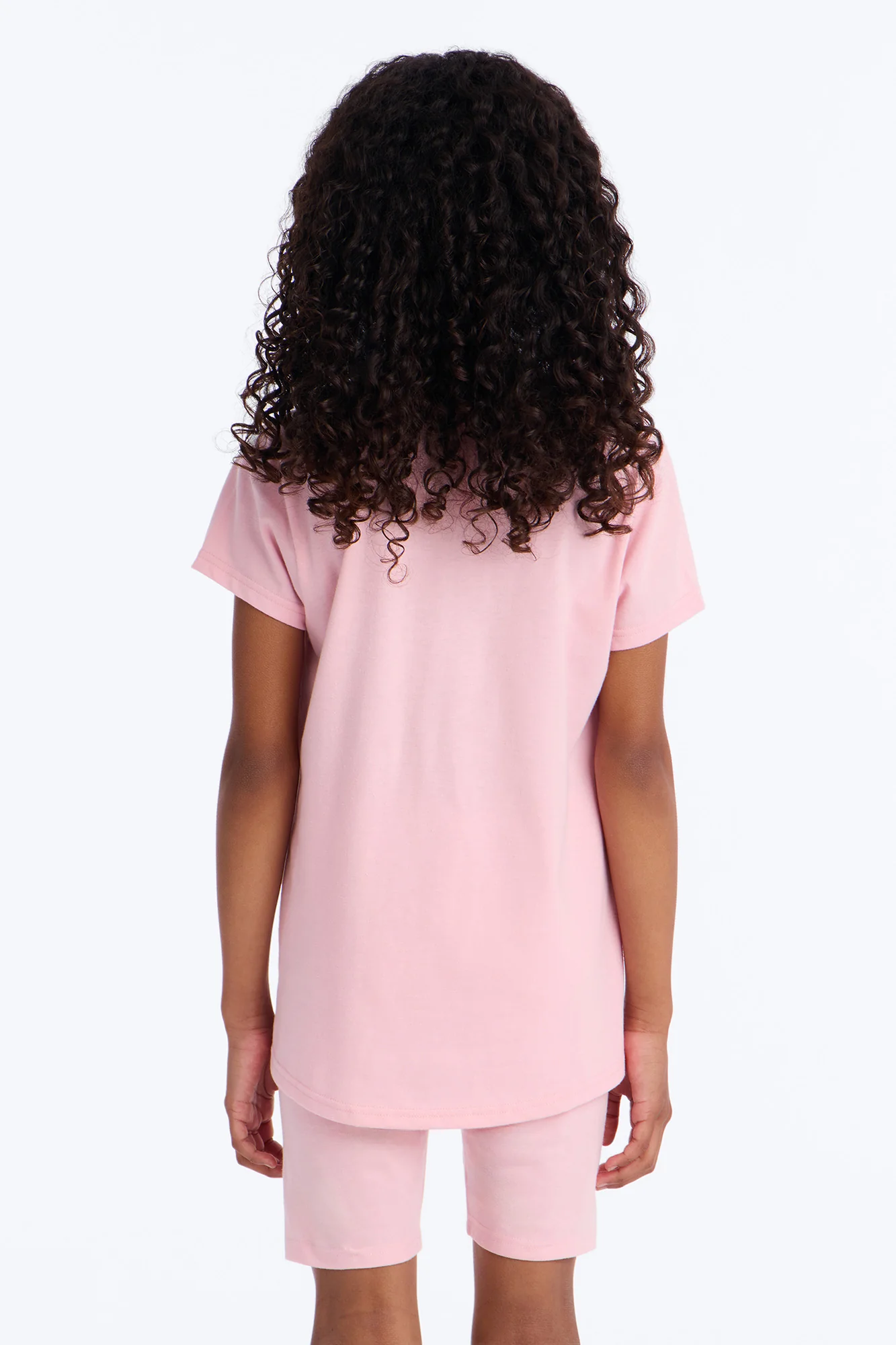 Mini Being A Queen Is Exhausting Bike Short Set - Light Pink - Image 3