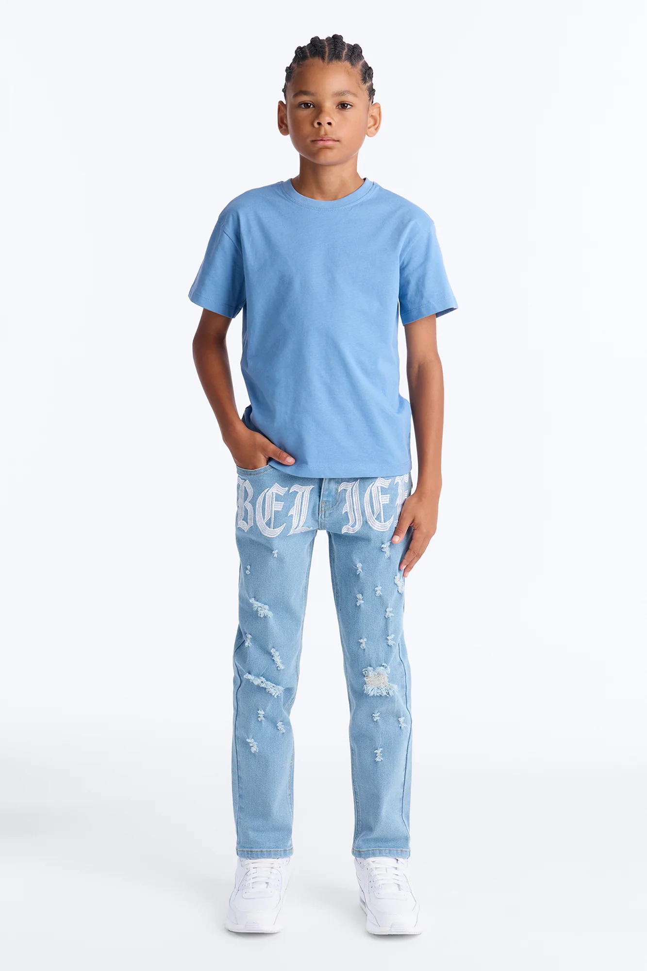 Mini Belief Skinny Jeans - Ice Blue