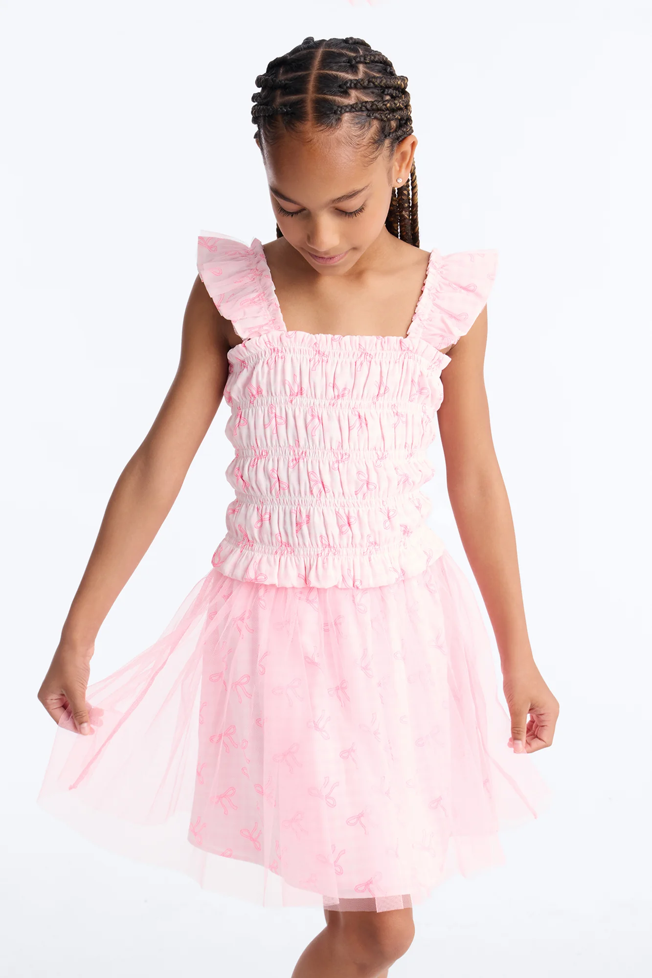 Mini Bella Skirt Set - Pink - Image 2