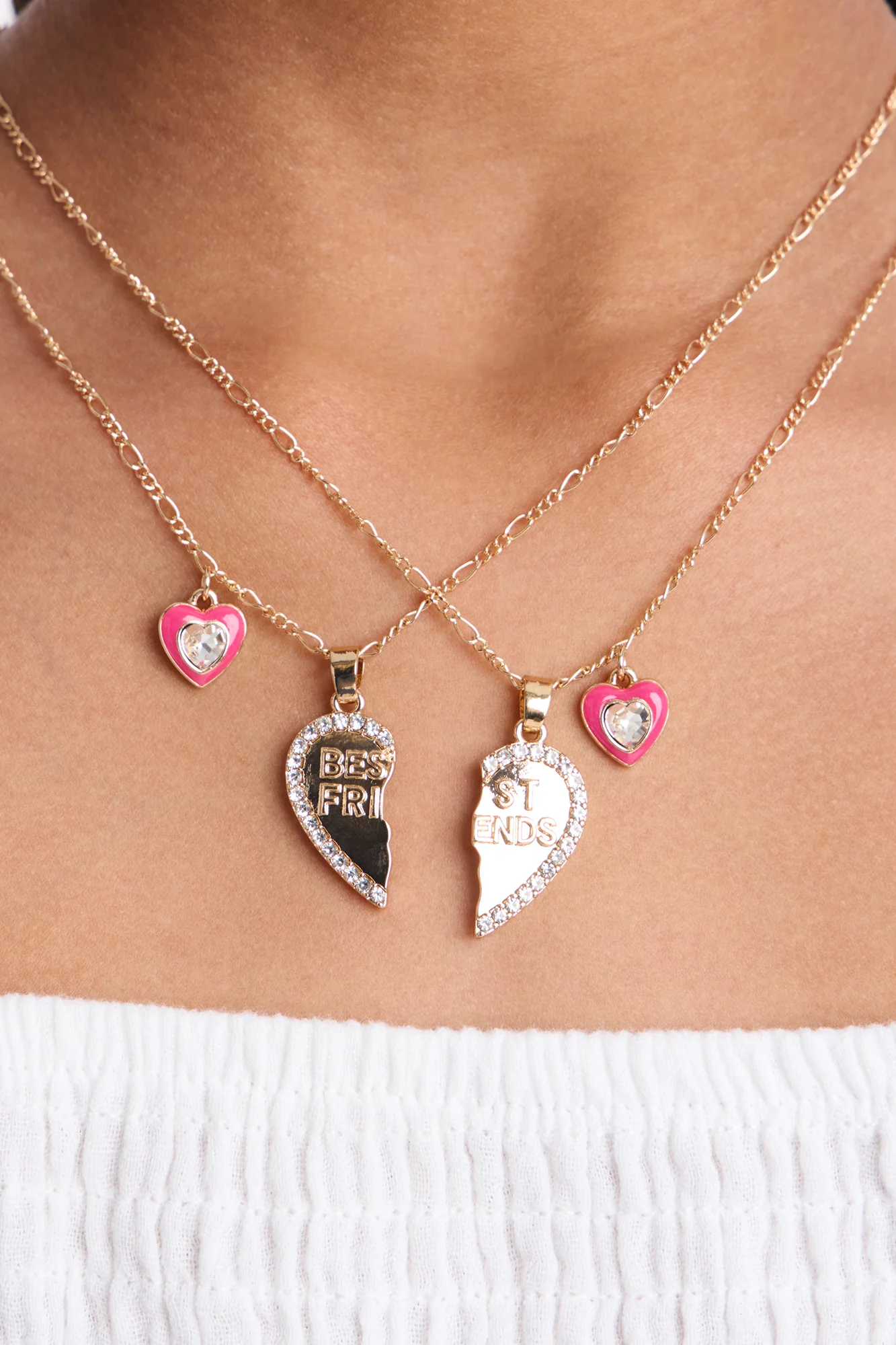 Mini Best Friends Necklace Set - Gold - Image 3