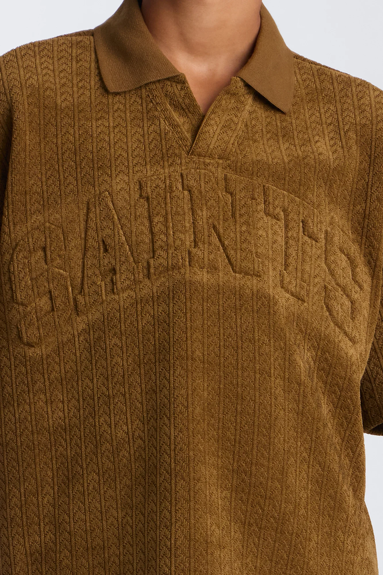 Mini Boxy Lexington Saints Johnny Collar Polo - Brown - Image 2