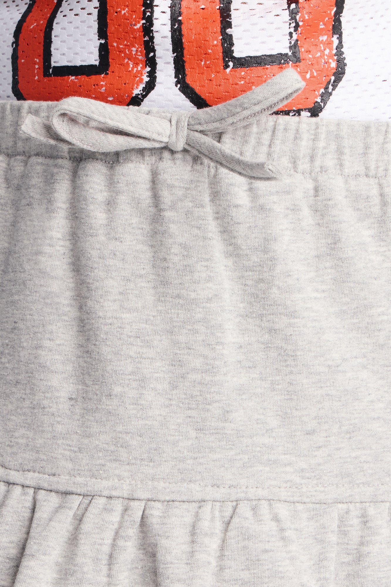 Mini Bright Ideas Ruffle Mini Skort - Heather Grey - Image 3