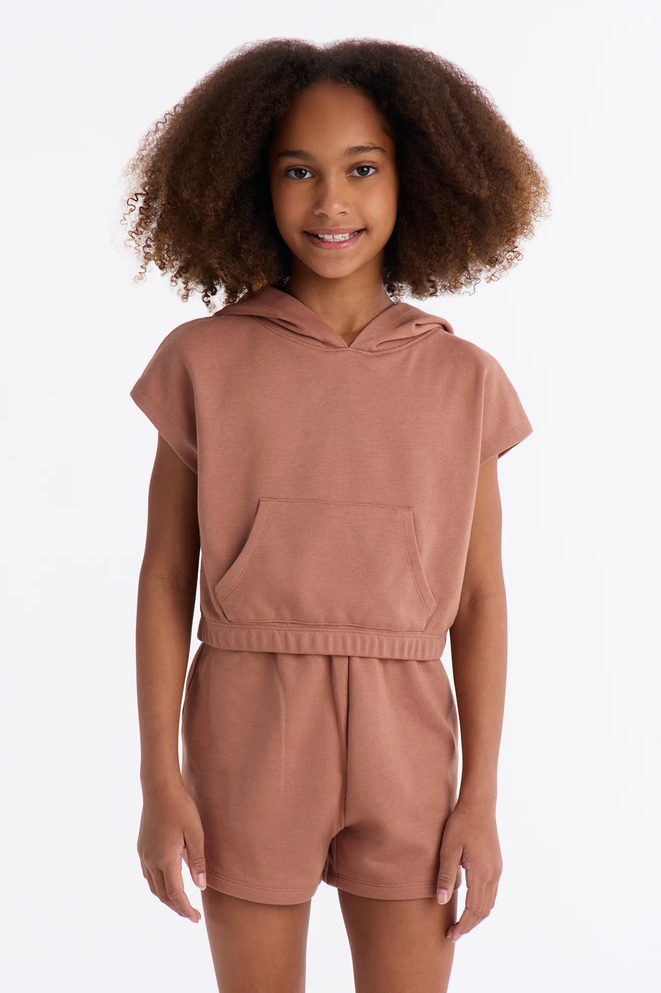 Mini Chill With You Short Set - Taupe