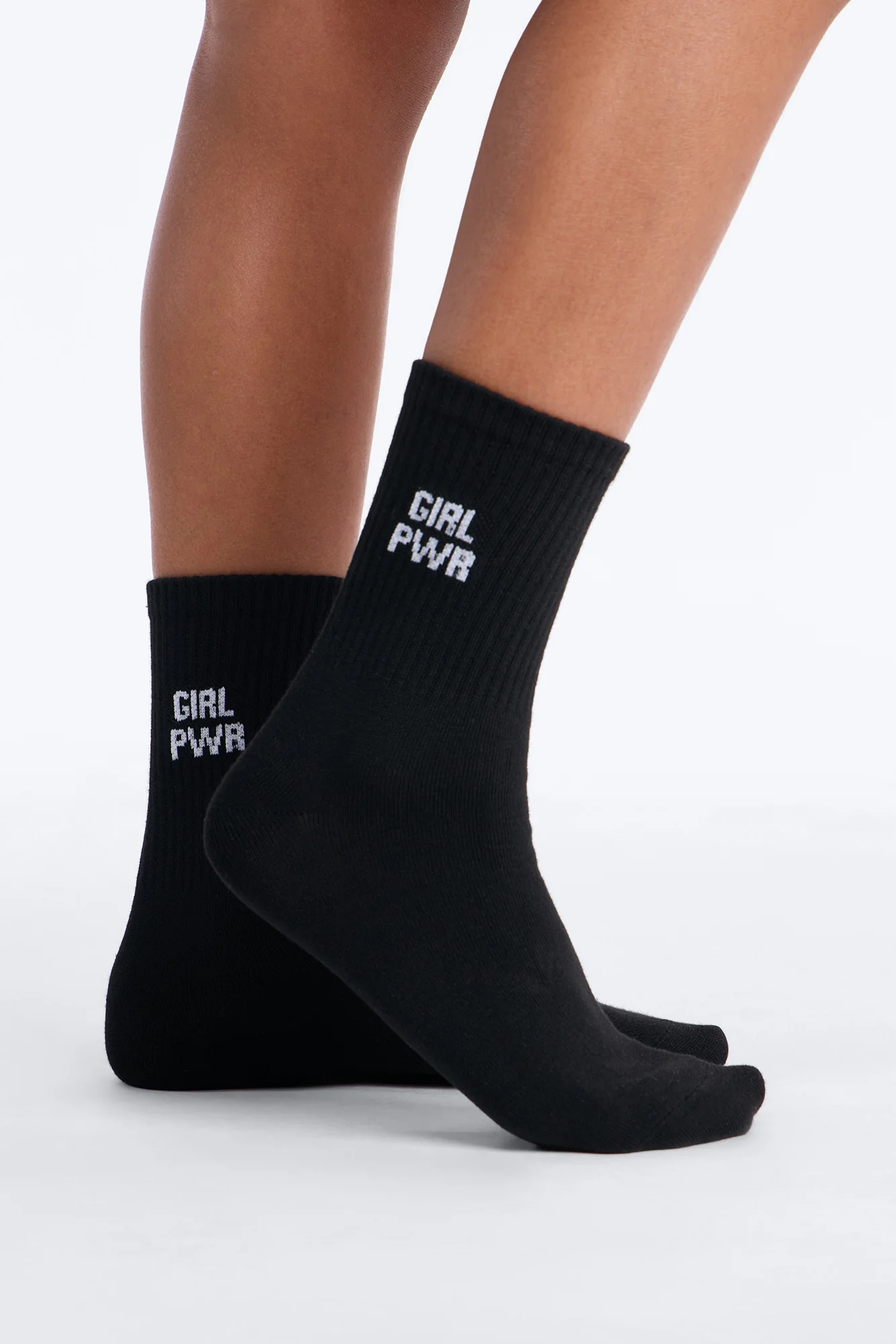 Mini Cutesy Socks - Black/White