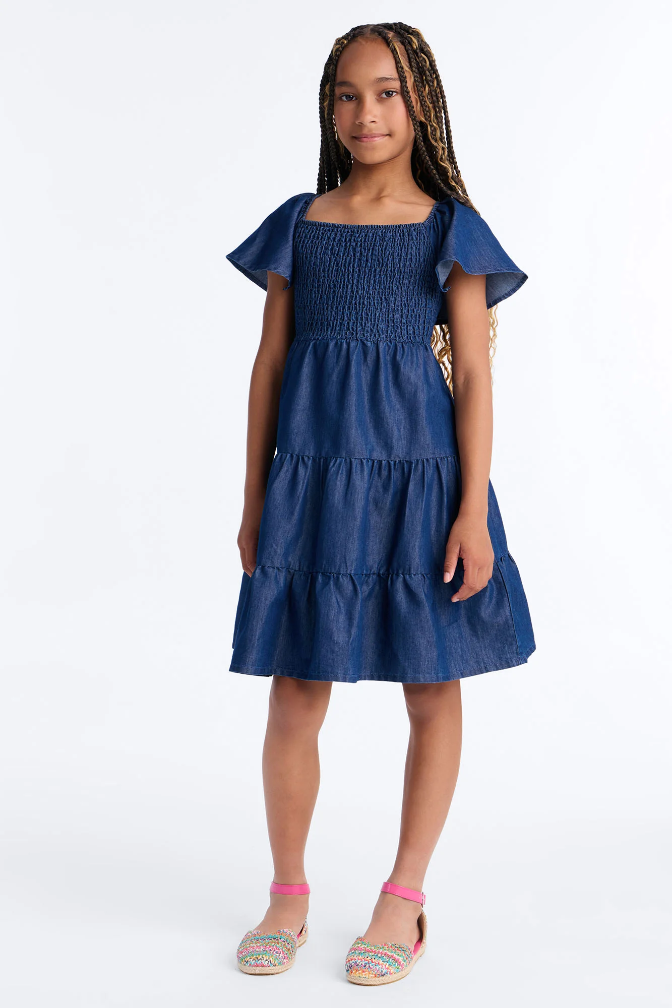 Mini Dara Denim Dress - Dark Wash
