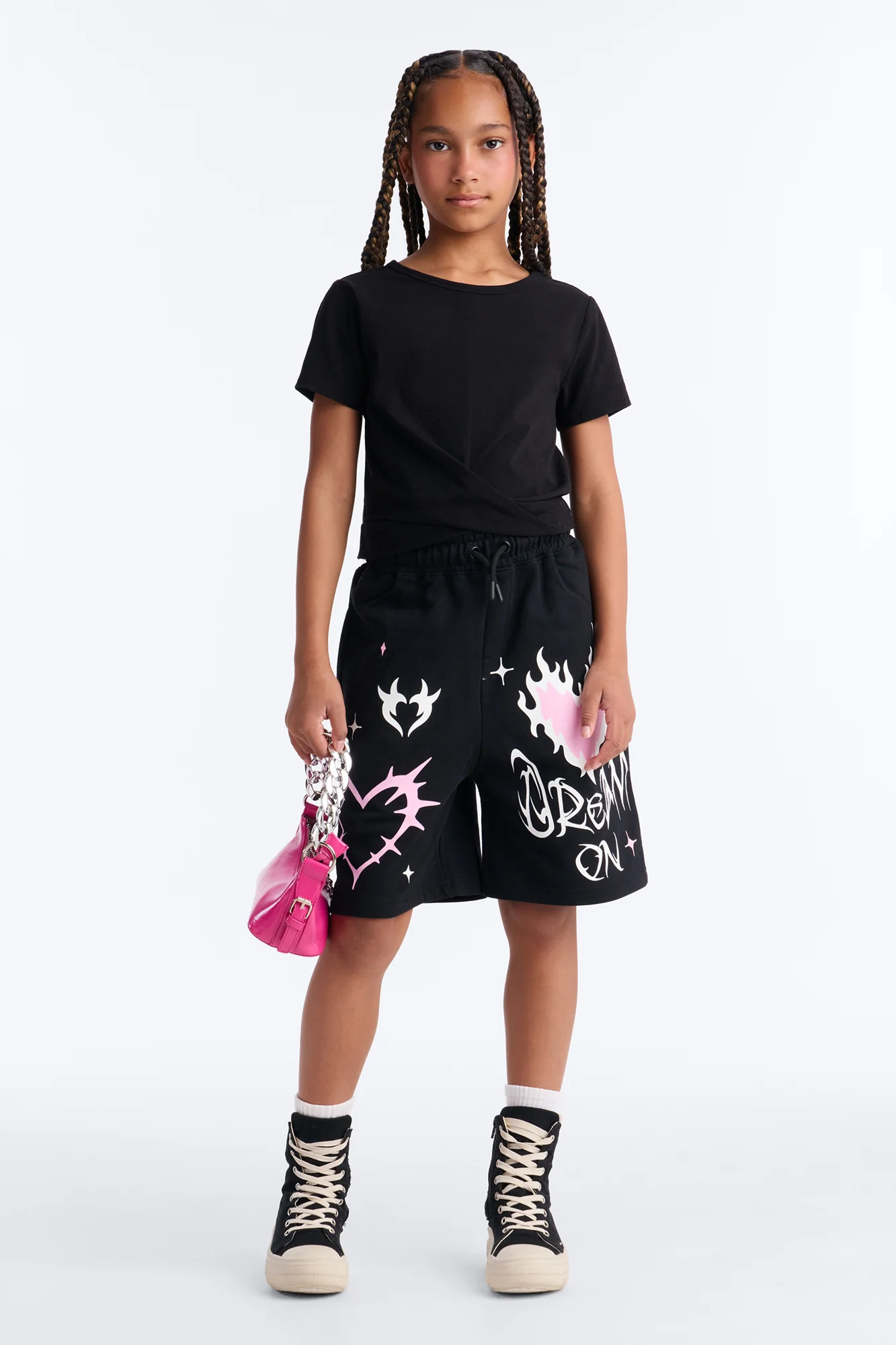 Mini Dream On Shorts - Black
