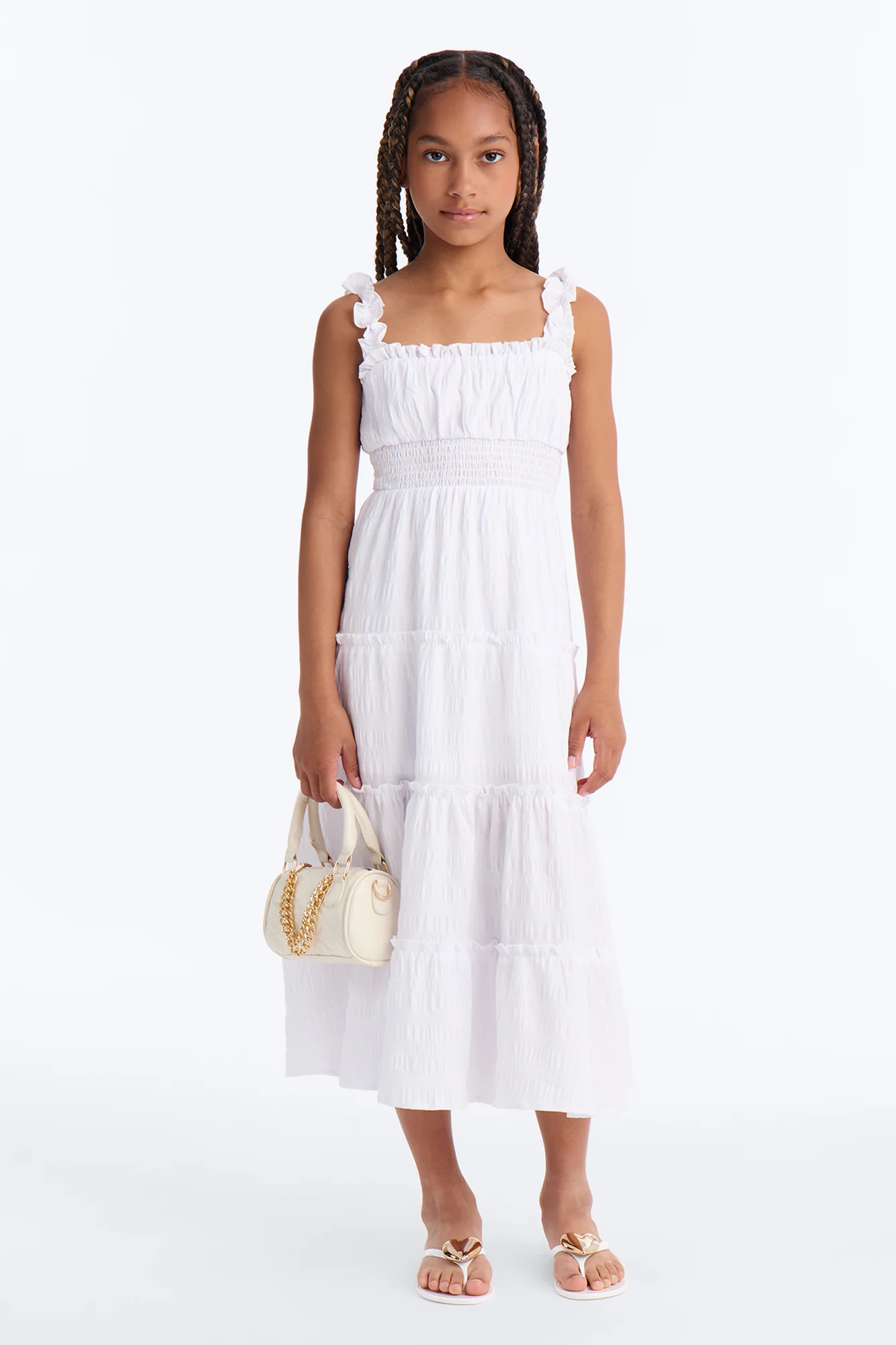 Mini Dreaming Big Dress - White